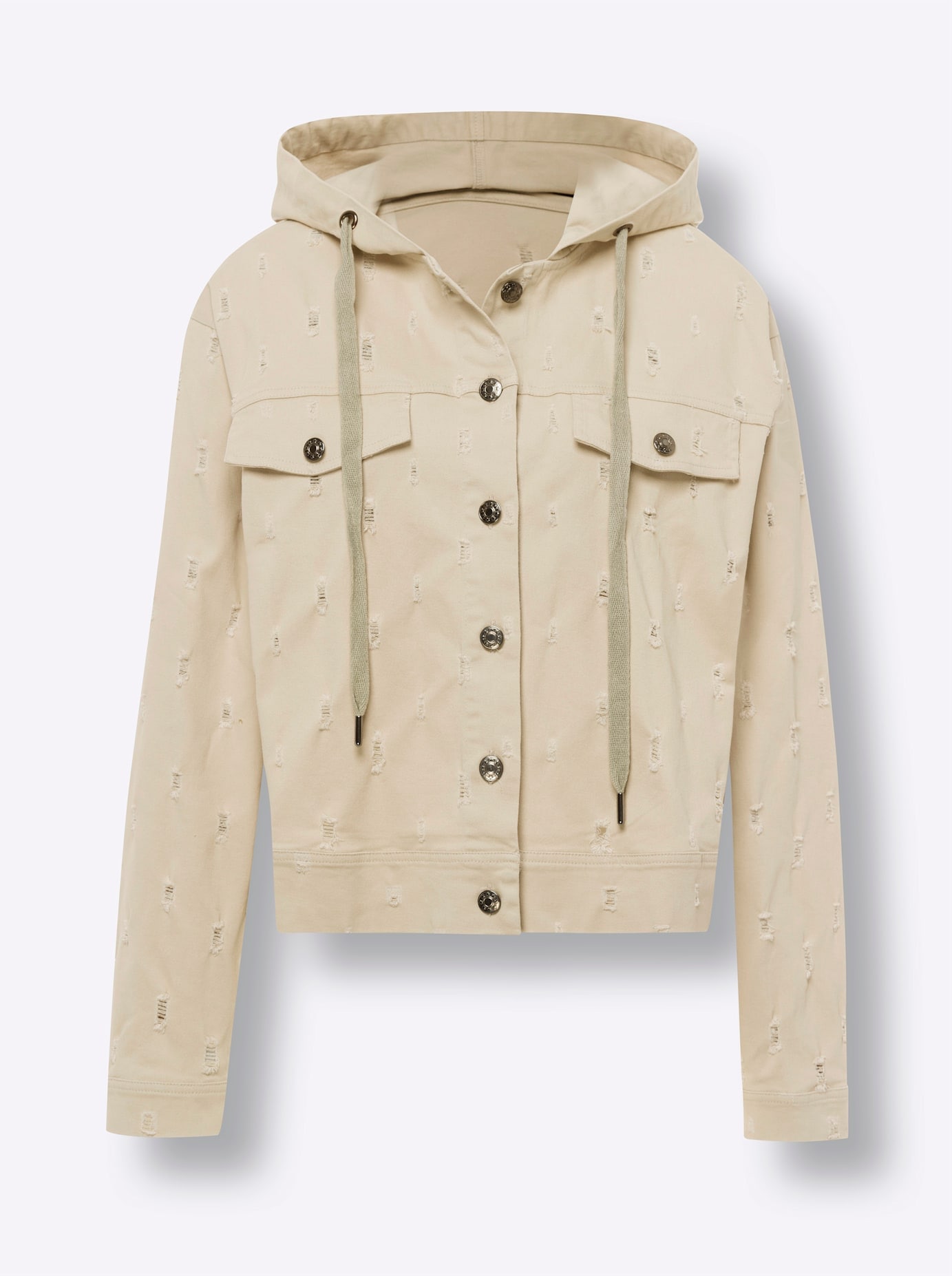 heine Langjacke, mit Kapuze