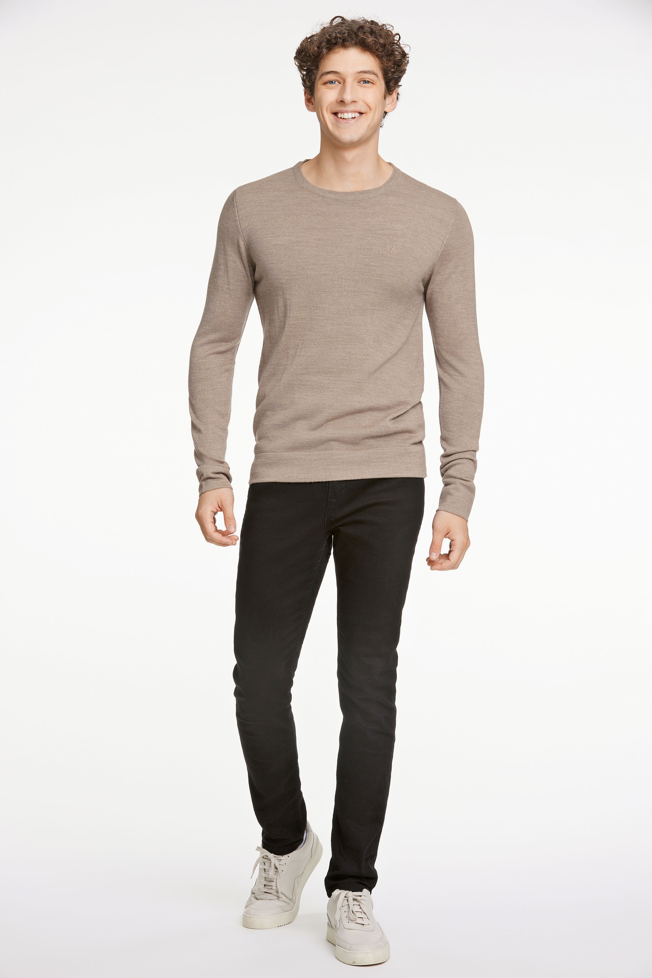 Thumbnail - LINDBERGH Rundhalspullover mit Rundhalsausschnitt