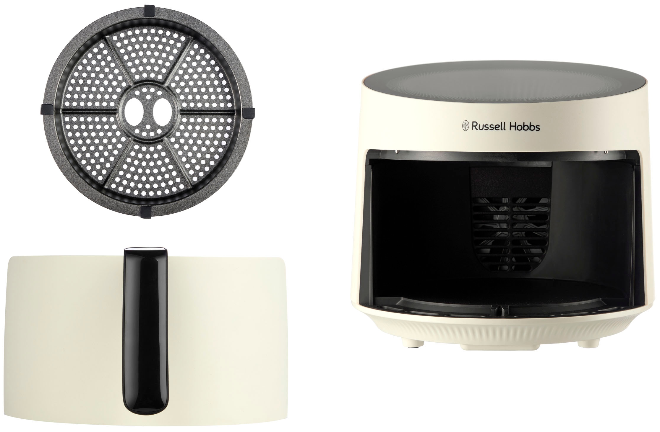 RUSSELL HOBBS Heißluftfritteuse »SatisFry Panoramic AirFryer(27421-56)«, 1500 W, mit Sichtfenster, 10 Programme., wenig oder kein Öl erforderlich