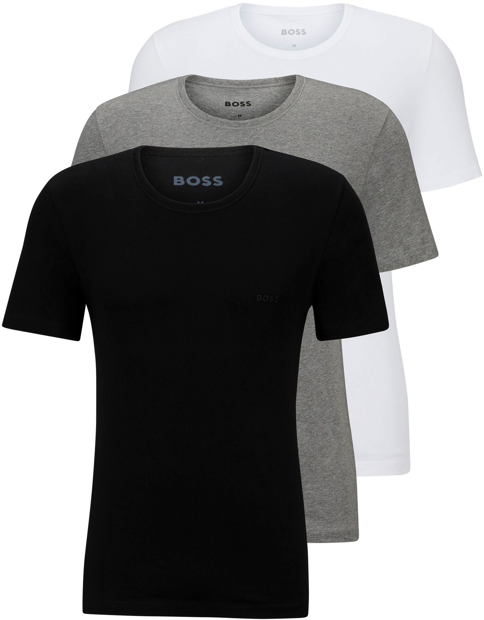 BOSS T-Shirt "T-Shirt Rundhals", mit dezentem BOSS Logo-Print günstig online kaufen