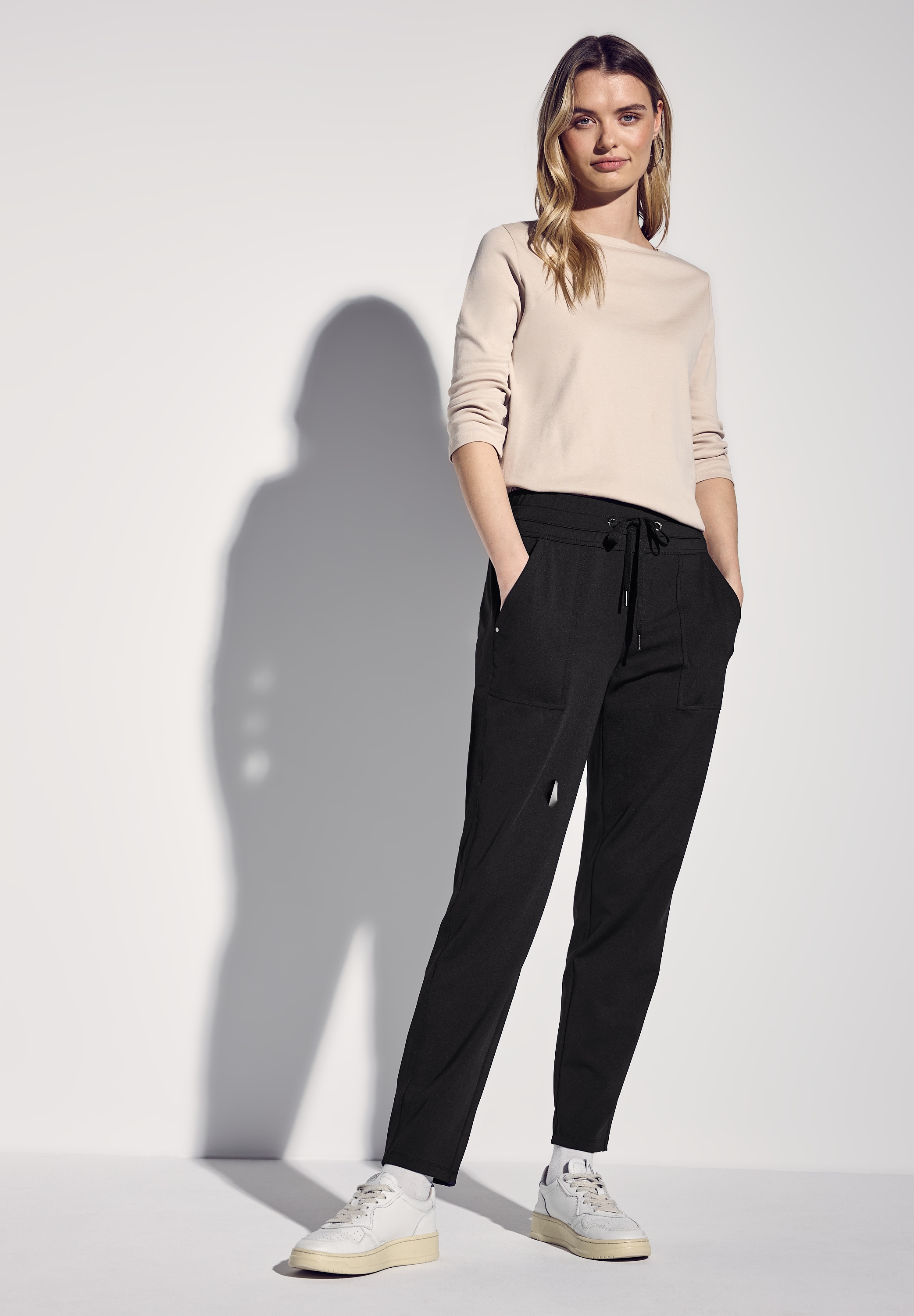 STREET ONE Stoffhose, Middle Waist