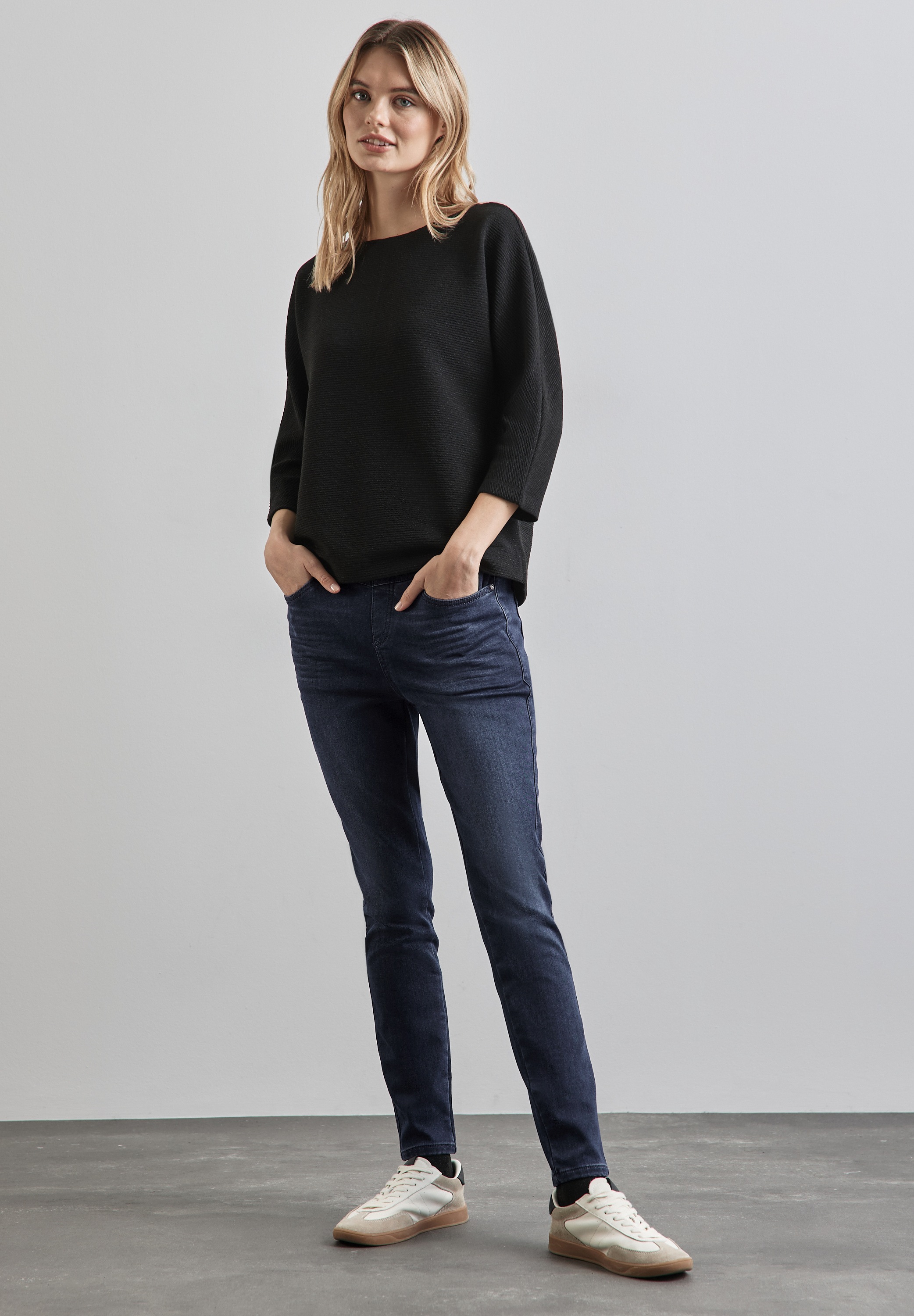 STREET ONE Skinny-fit-Jeans, aus Baumwolle mit Stretchanteil