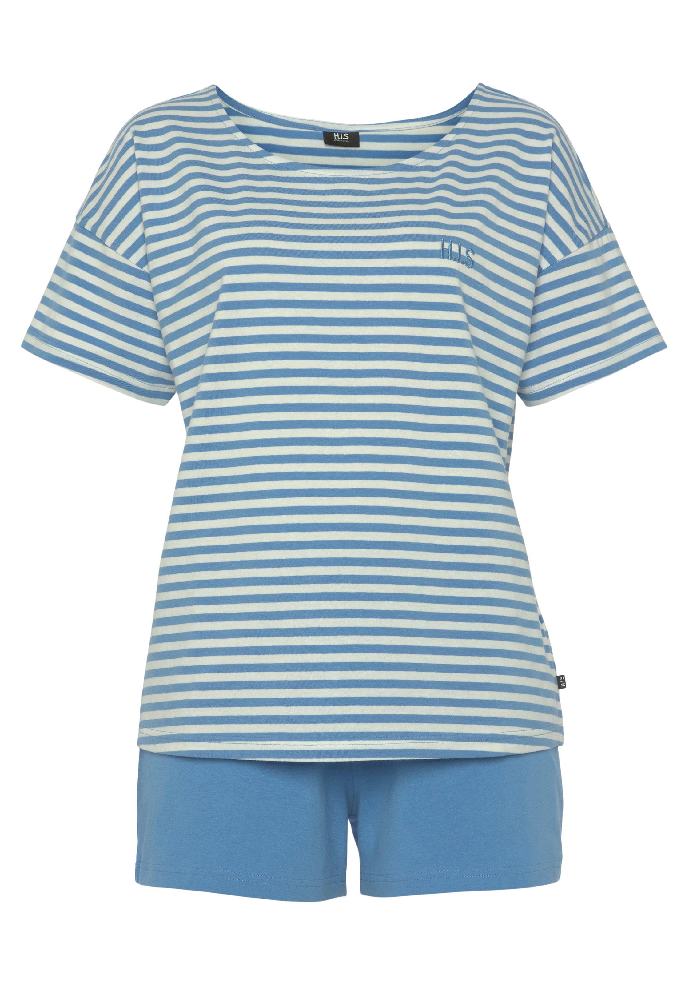 H.I.S Shorty 2-teilig, 2 mit Logostickerei auf der Brust günstig online kaufen