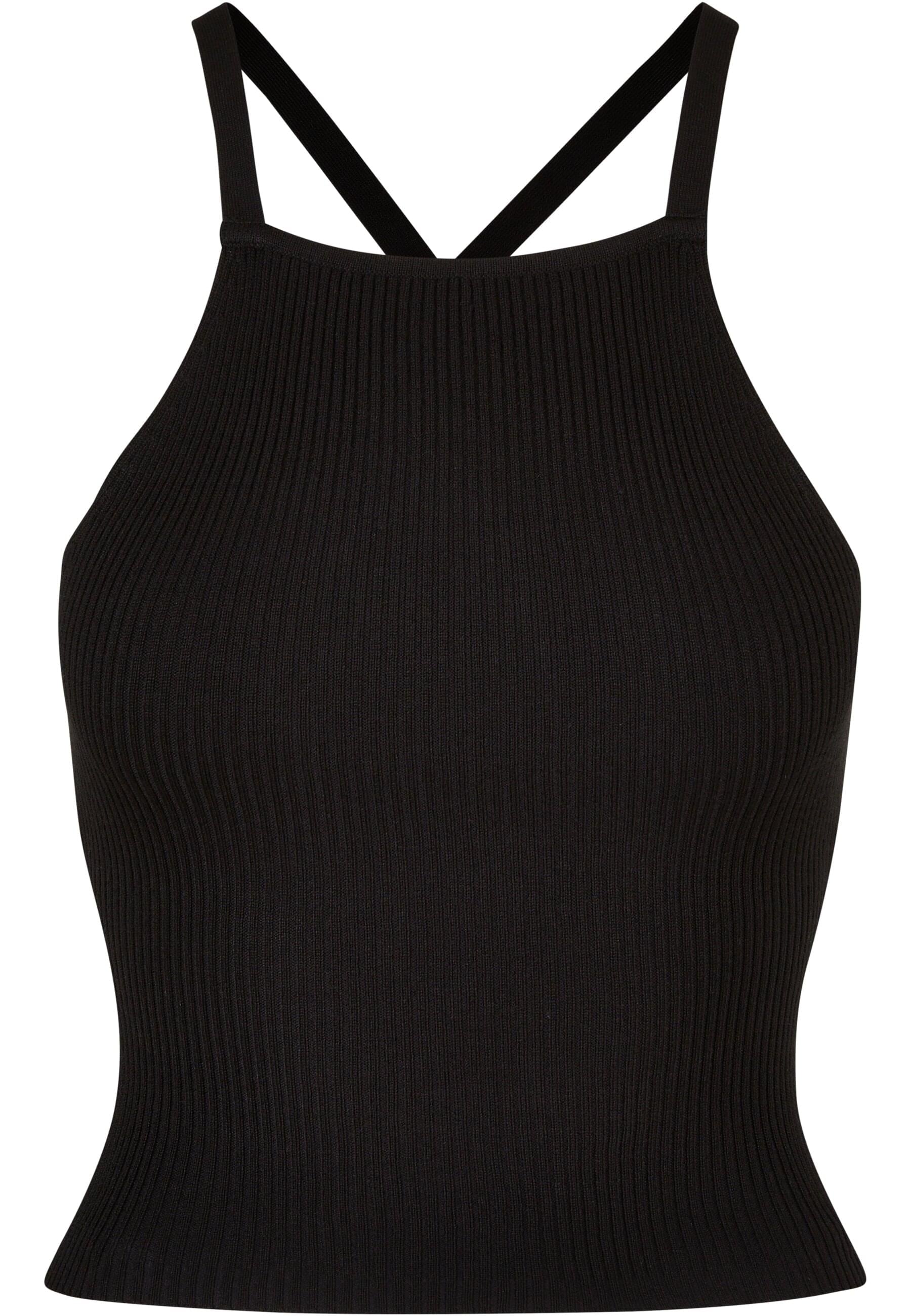 URBAN CLASSICS Muskelshirt "Urban Classics Damen Ladies Rib Knit Crossed Ba günstig online kaufen