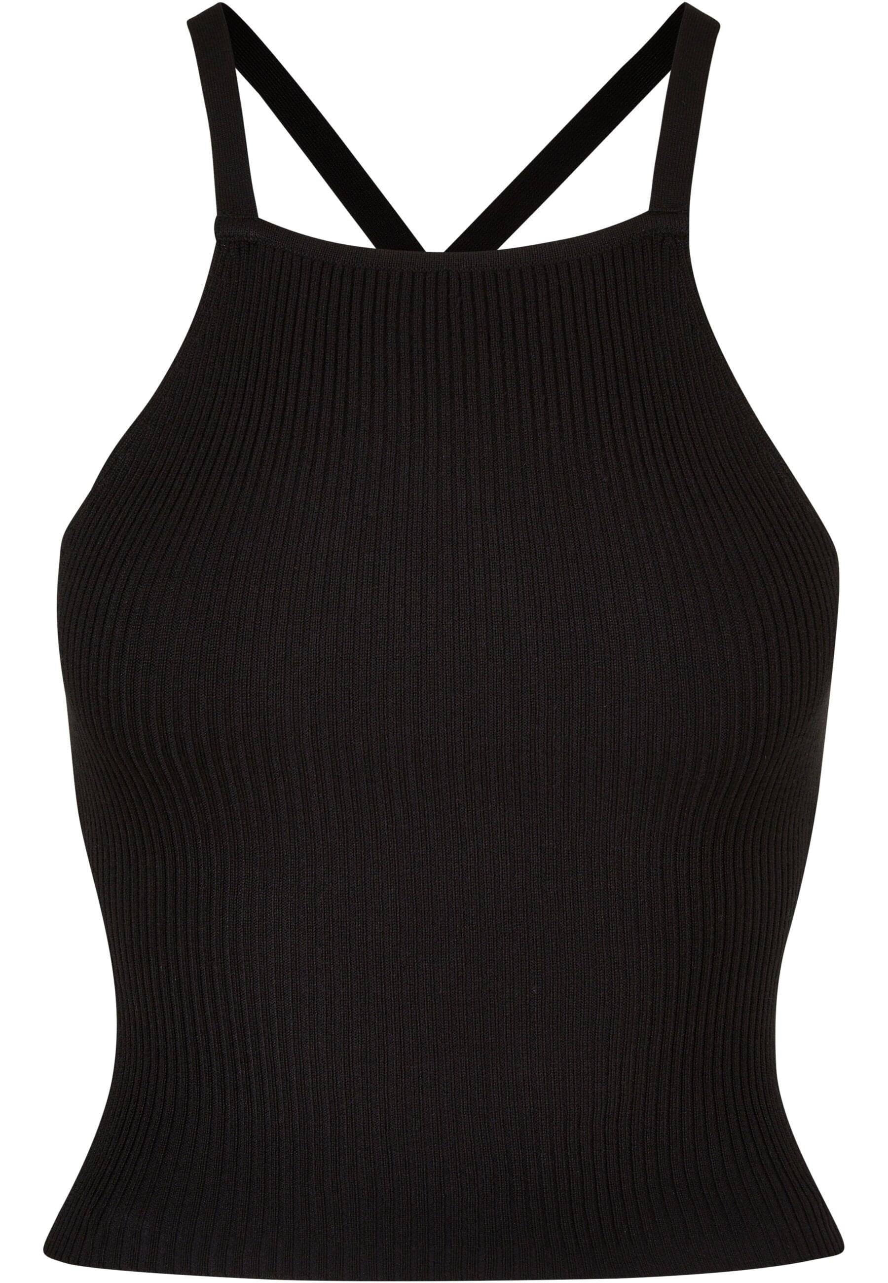 URBAN CLASSICS Muskelshirt "Urban Classics Damen Ladies Rib Knit Crossed Back Top"