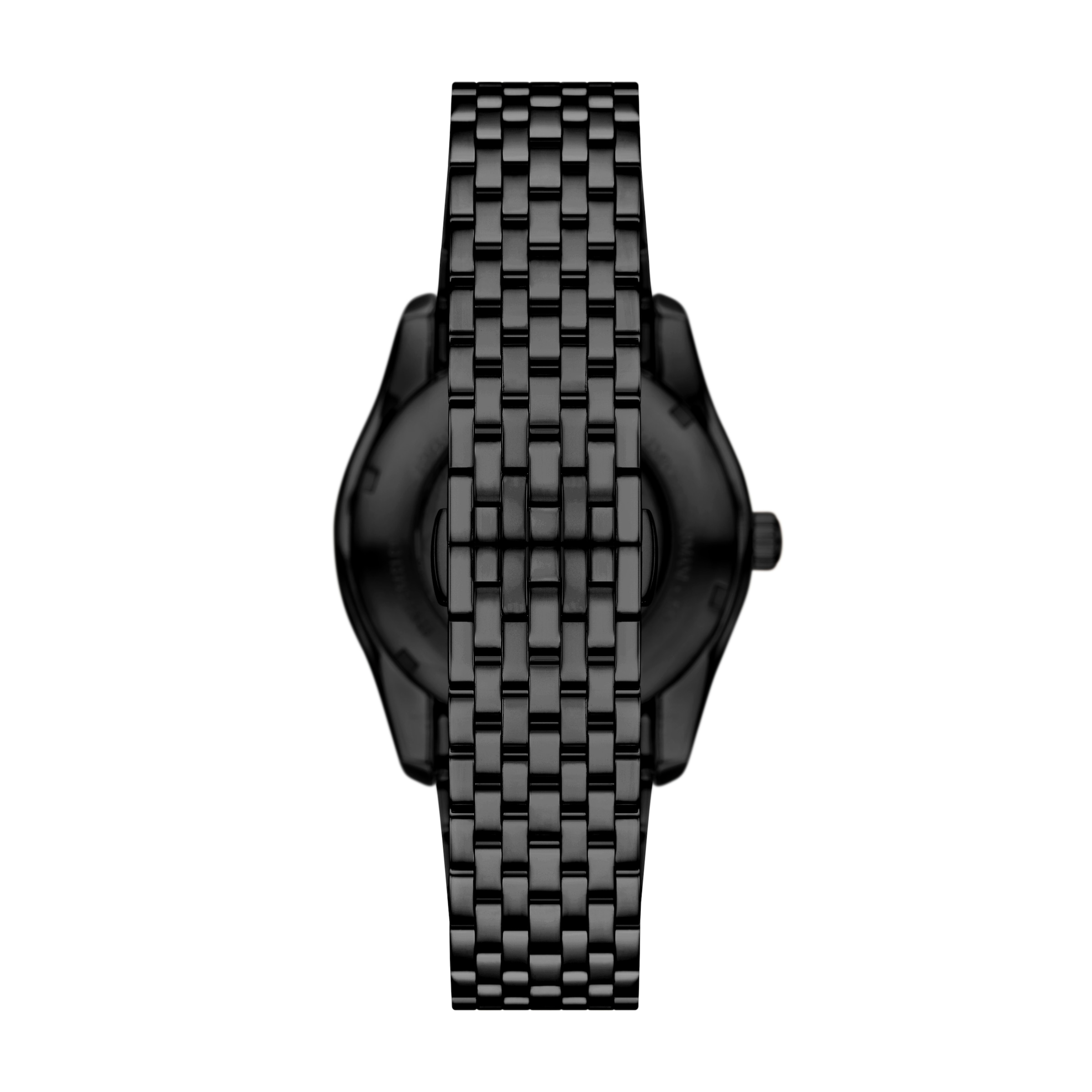 Emporio Armani Automatikuhr Armbanduhr, Herrenuhr, Mechanische Uhr, Edelstahlarmband, analog