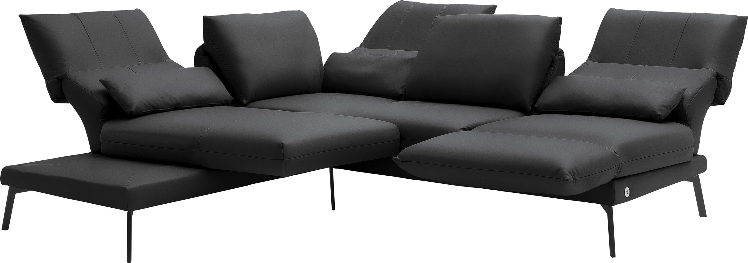 SCHÖNER WOHNEN-Kollektion Ecksofa »Spin, Multifunktionssofa, bequem und hochwertige Verarbeitung, L-Form«, Drehsitz-Funktion, USB-Anschluss, Armlehnfunktion, Rückenverstellung