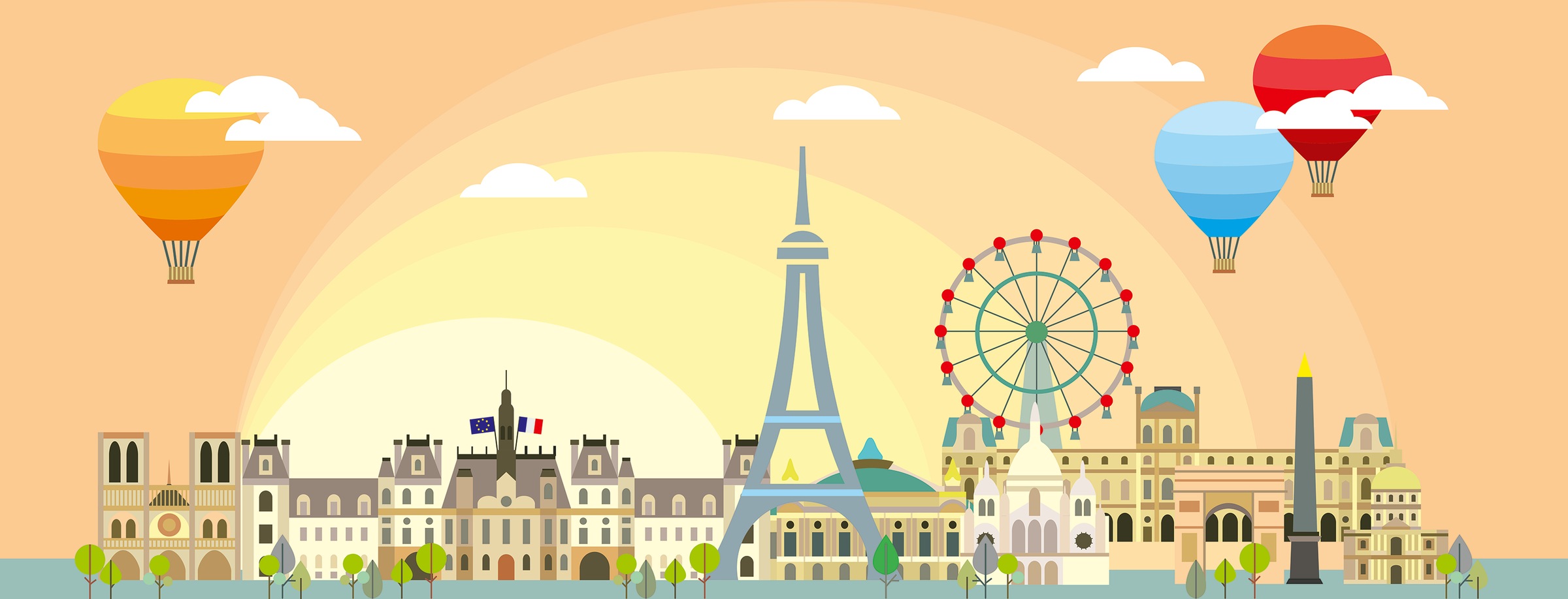 Ravensburger Puzzle »Panorama, Ein Tag in Paris«, Made in Germany