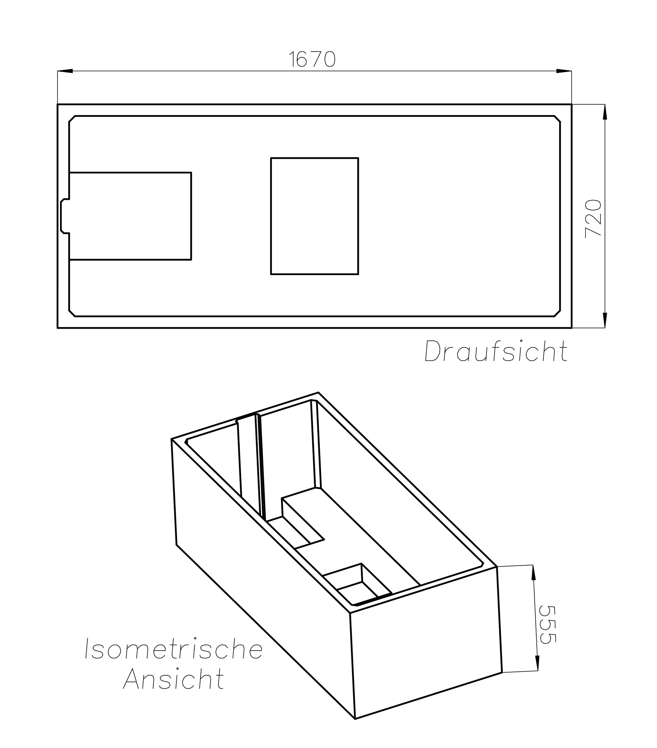 OTTOFOND Badewanne »Julia«, (Komplett-Set, 3 tlg.), mit Wannenträger und Ablaufgarnitur