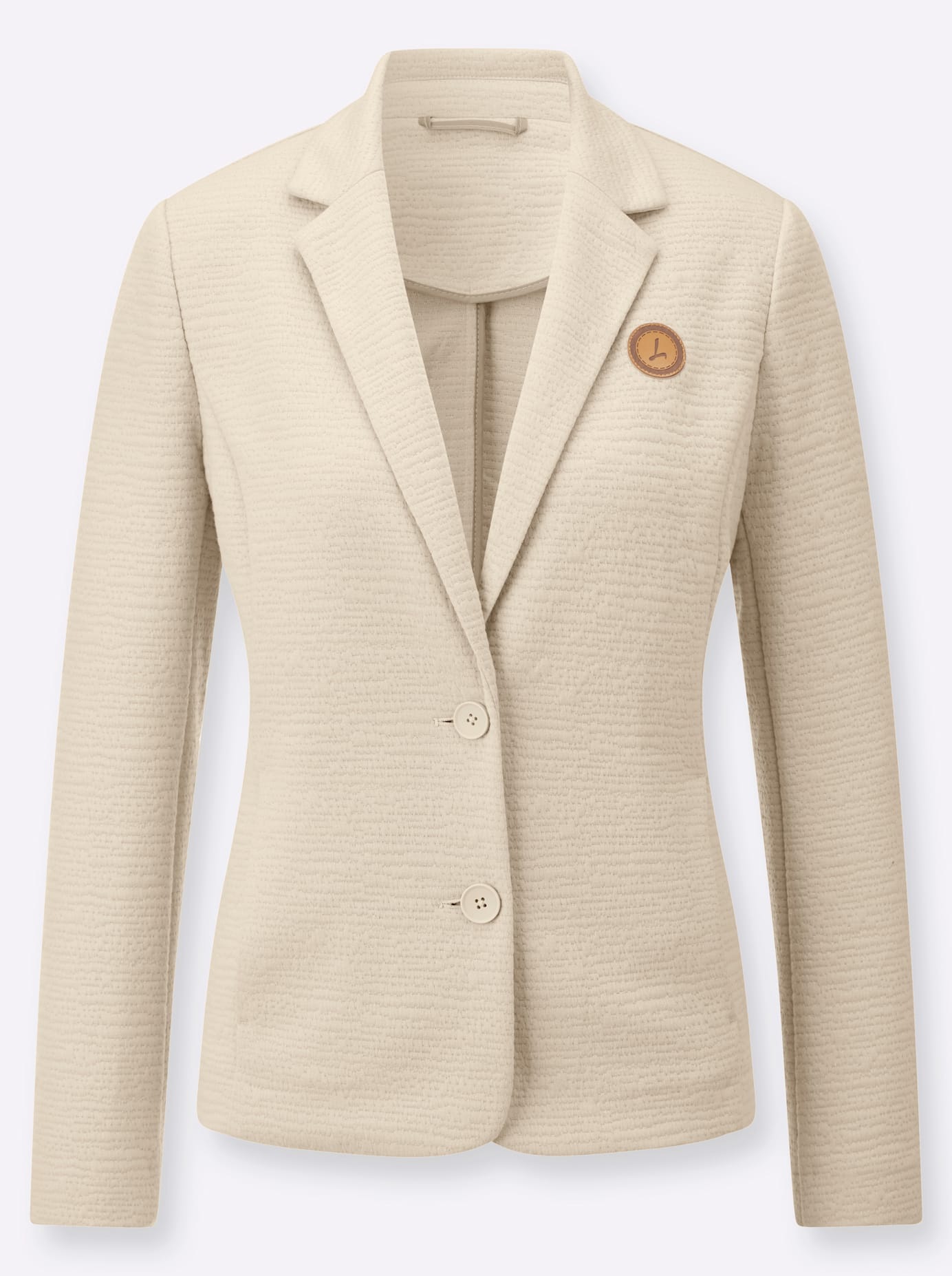 CASUAL LOOKS Jersey Blazer Ivory 44 3