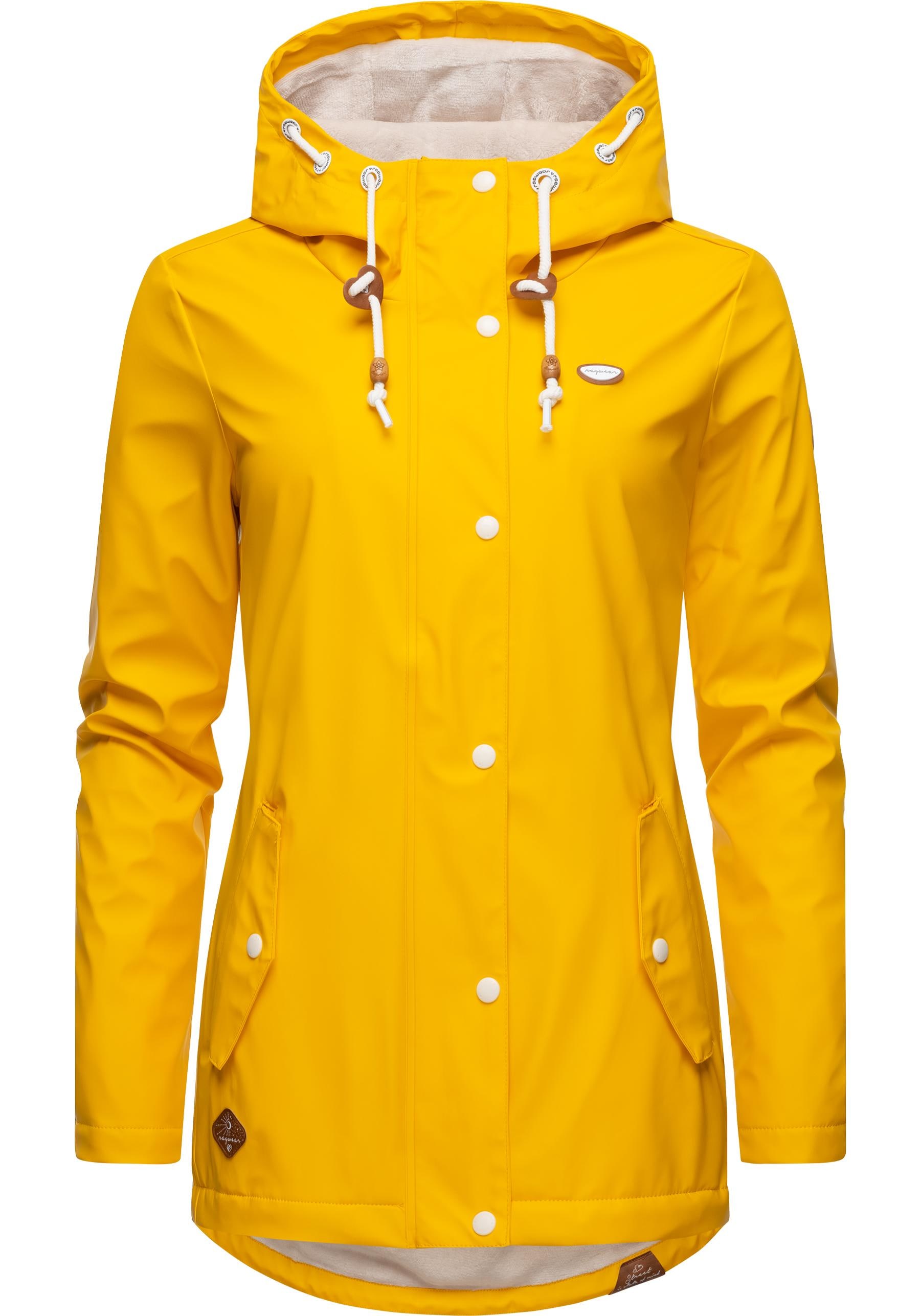 Ragwear Regenjacke »YM-Marge«, mit Kapuze, stylische Übergangsjacke mit großer Kapuze