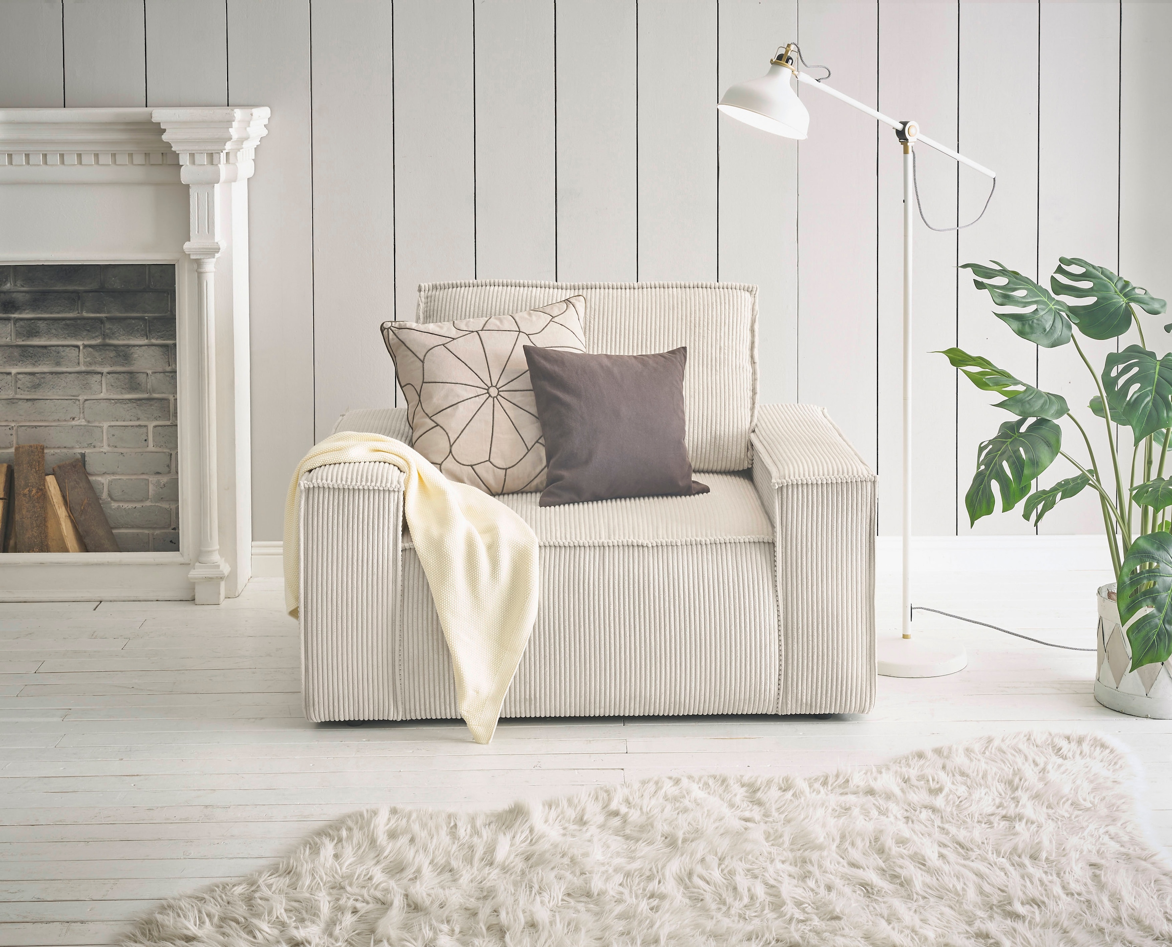 OTTO home Sessel "SHERWOOD Cord Love-Seat" passend zur Polster-Serie SHERWOOD