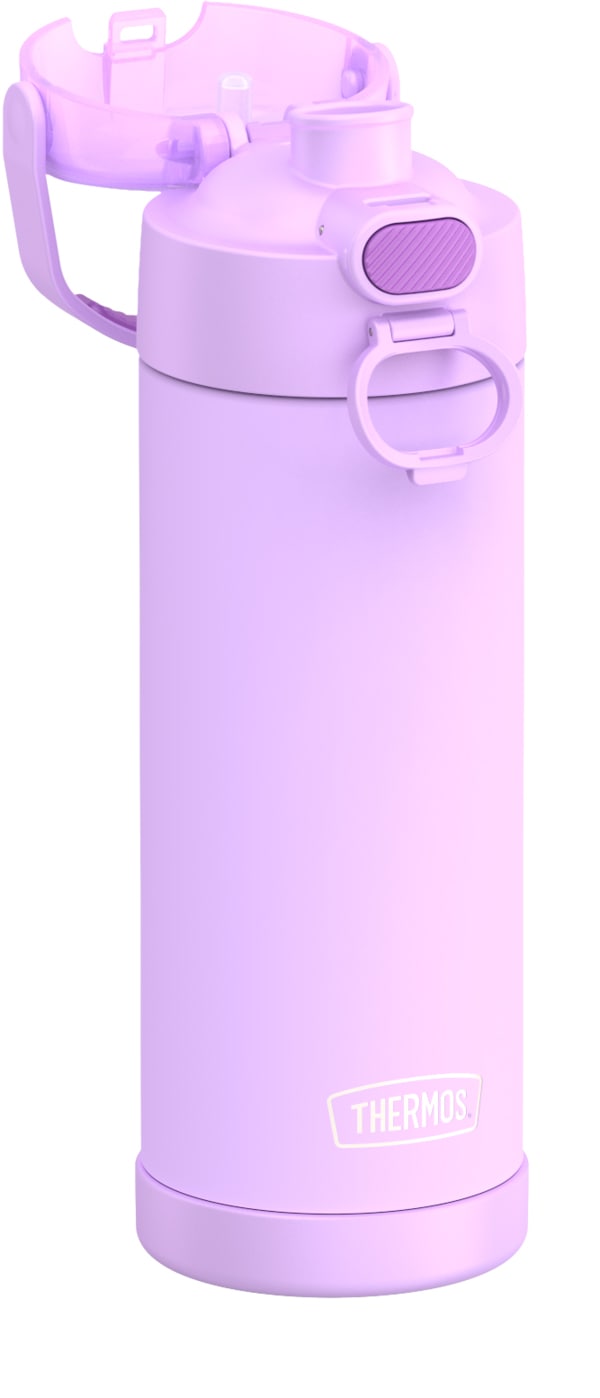 THERMOS Isolierflasche »FUNTAINER Water Bottle, doppelwandiger Edelstahl, spülmaschinenfest«, (1 tlg.), 0,47l, 12h kalt, mit dichschließendem Push Button Lid