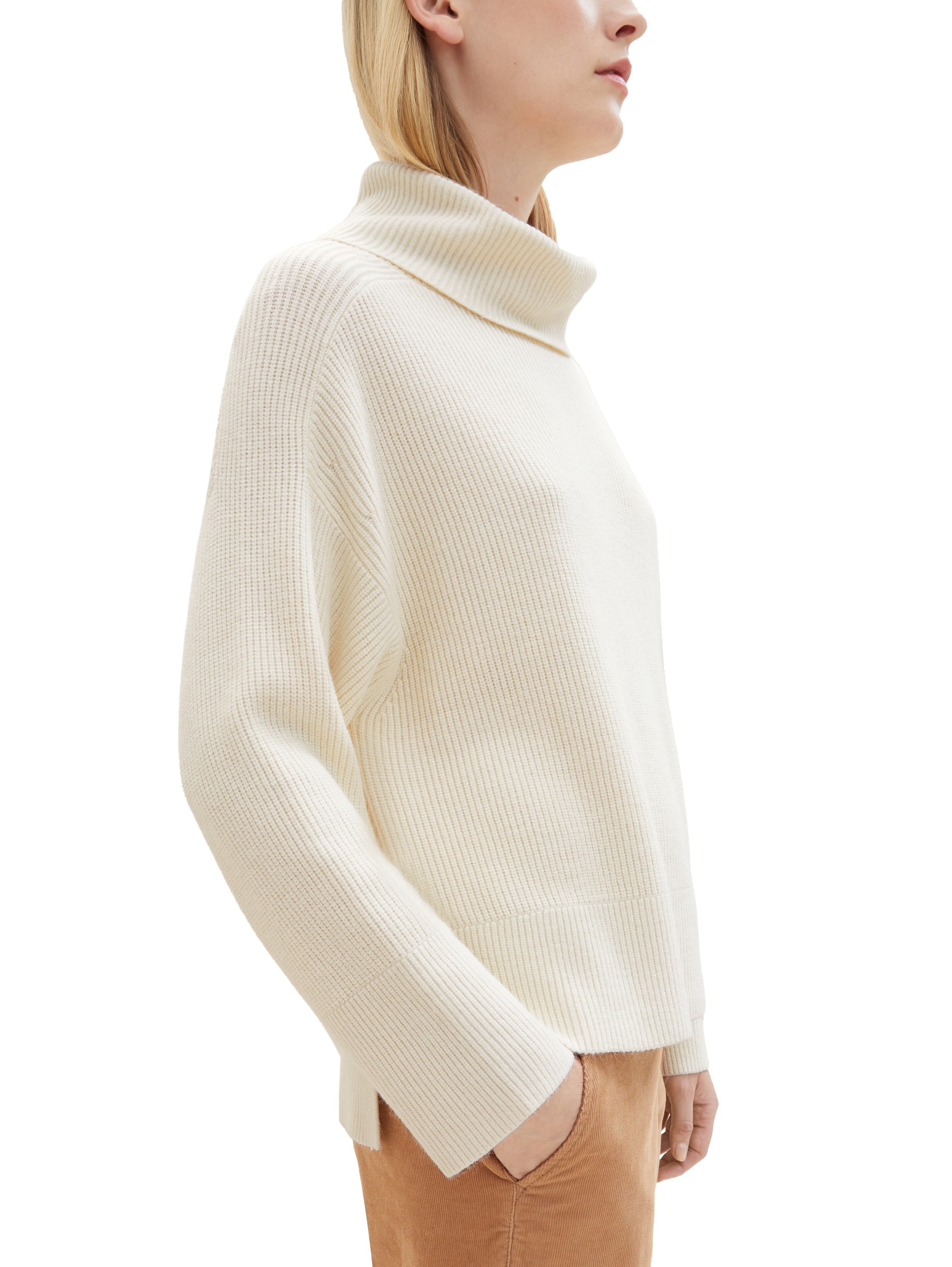 TOM TAILOR Strickpullover, mit Markenlabel