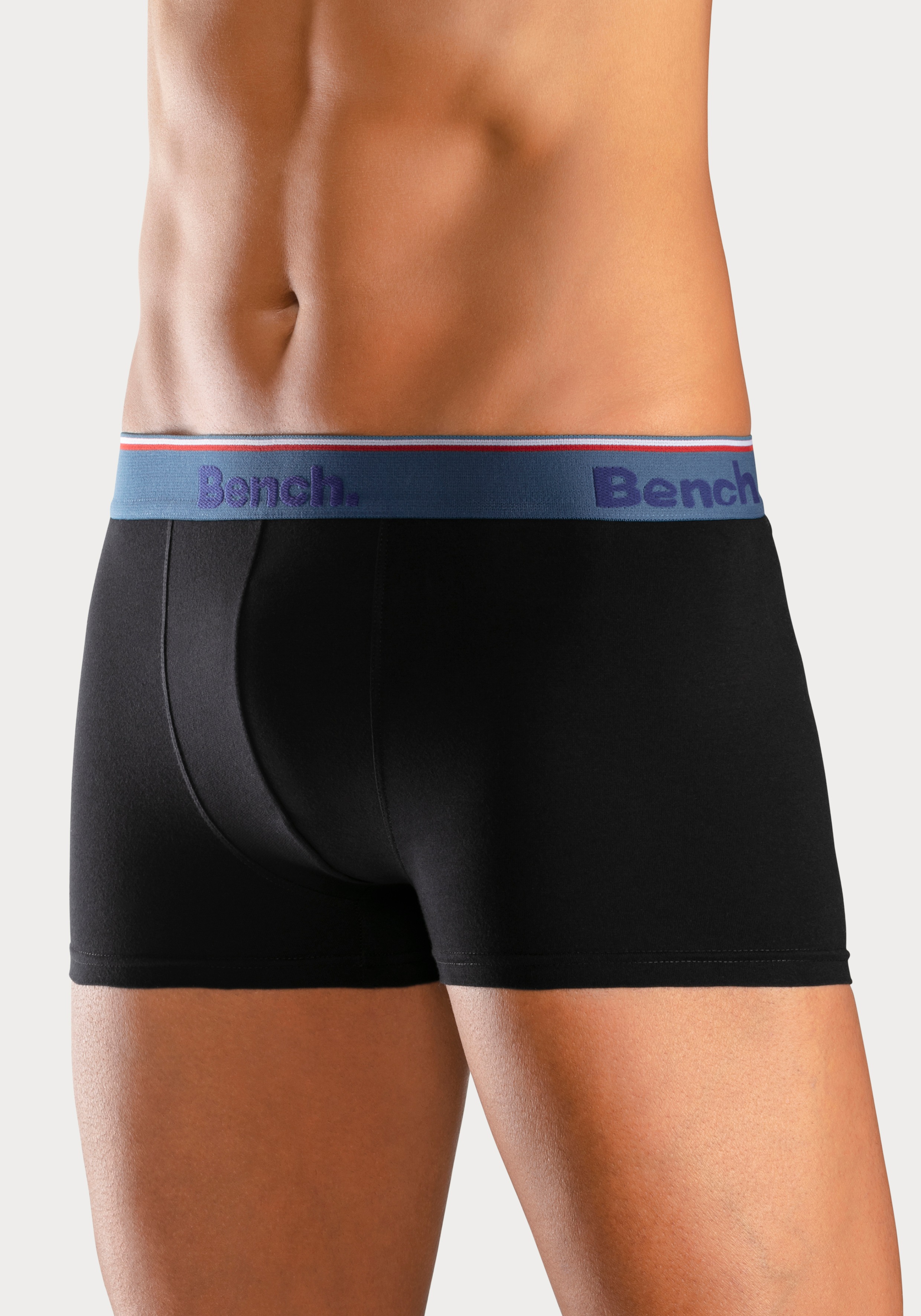 Thumbnail - Bench. Boxer "Boxershorts für Herren", (Packung, 4 St.), Unterhosen aus Baumwoll-Mix