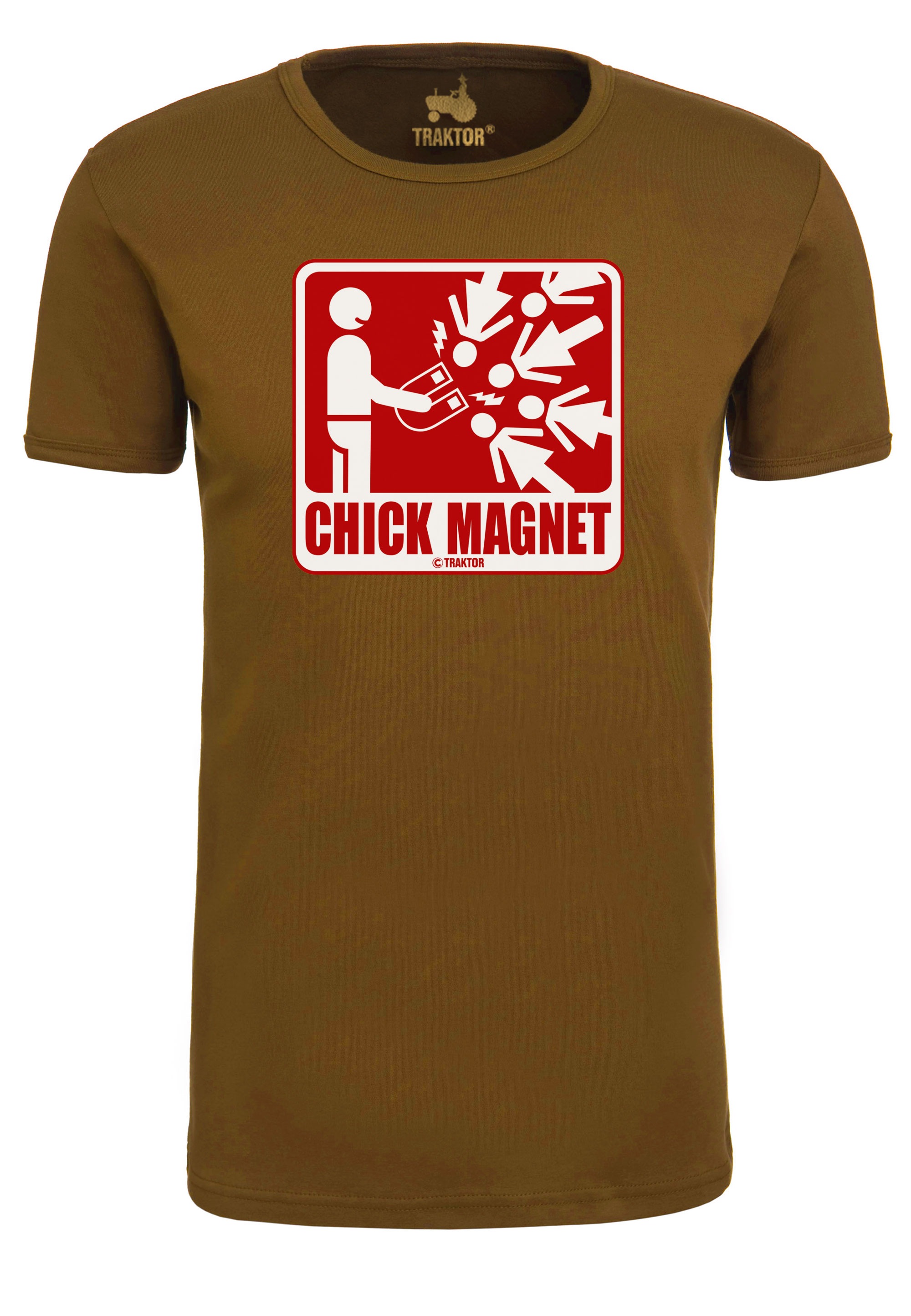 LOGOSHIRT T-Shirt »Chick Magnet«, mit lustigem Print ▷ bestellen | BAUR