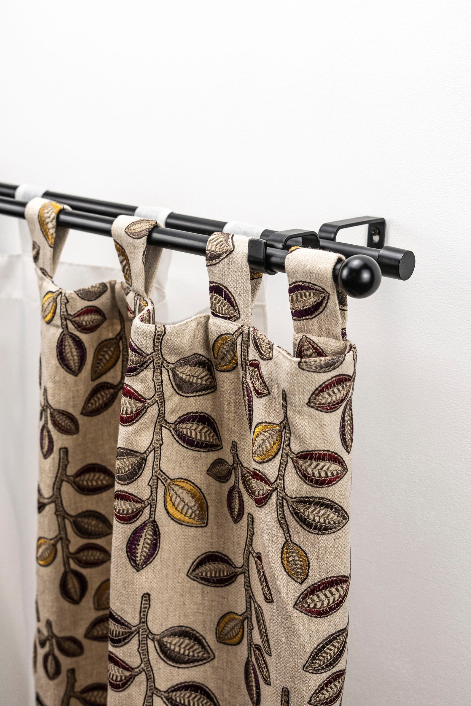 GARESA Gardinenstange "BOLTI mit offenem Träger" Ø 16 mm 2 läufig-läufig Wu günstig online kaufen