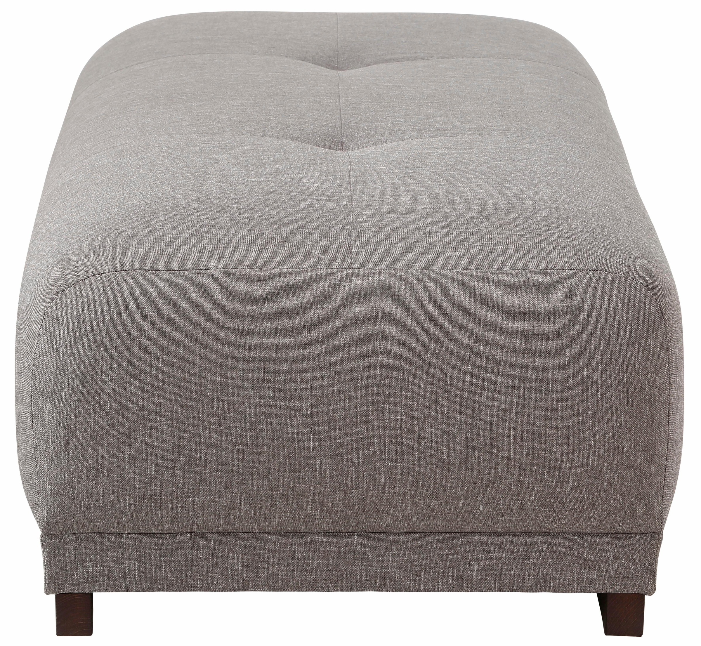 Hocker HOME AFFAIRE "Viborg", grau, B:122cm H:47cm T:67cm, Filzoptik (100% Polyester);Struktur (100% Polyester);Struktur fein ( 100% Polyester), Hocker, Hocker 3