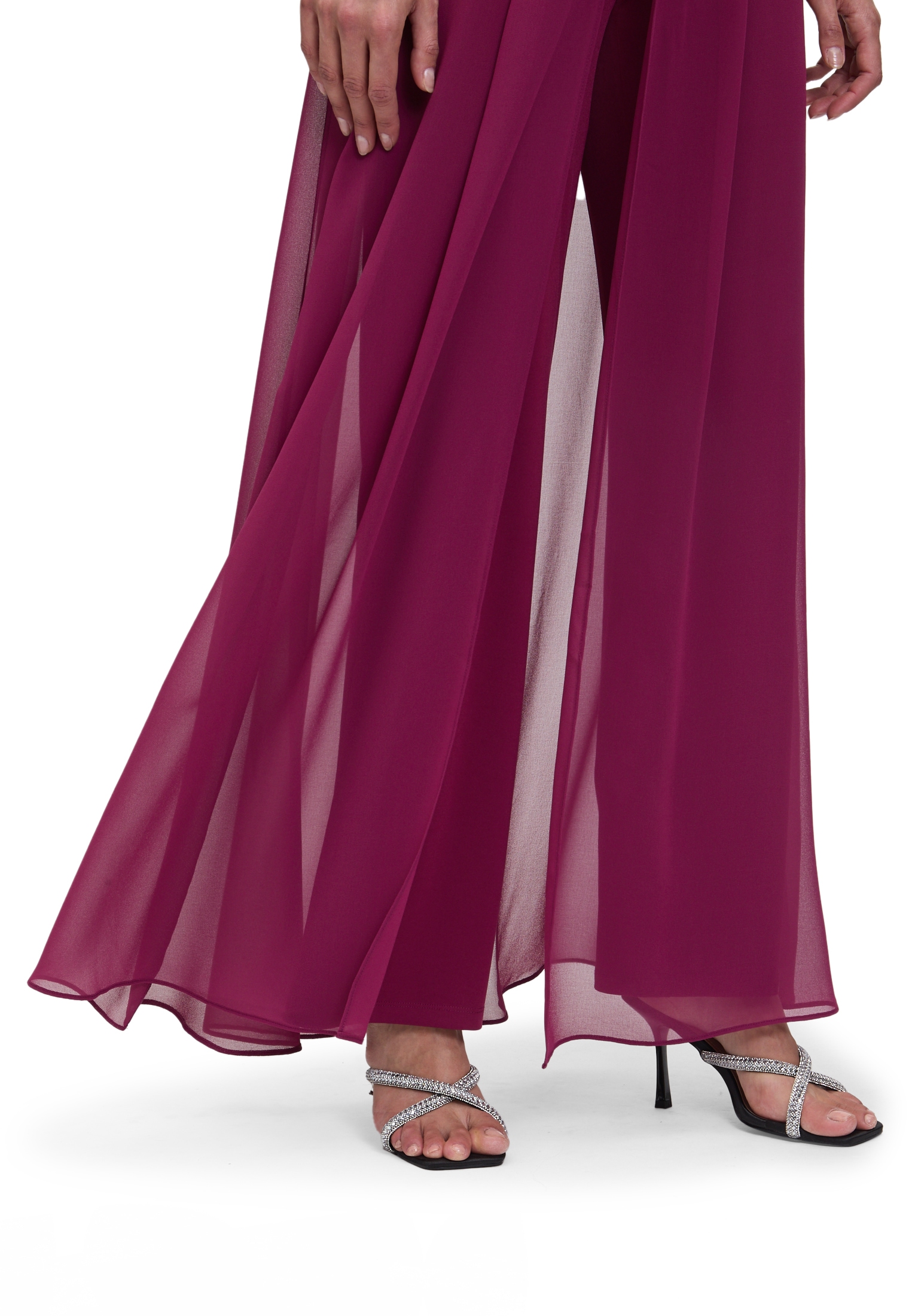 Vera Mont 2-in-1-Hose »Vera Mont Damen Hosenrock mit weitem Bein«, Materialmix
