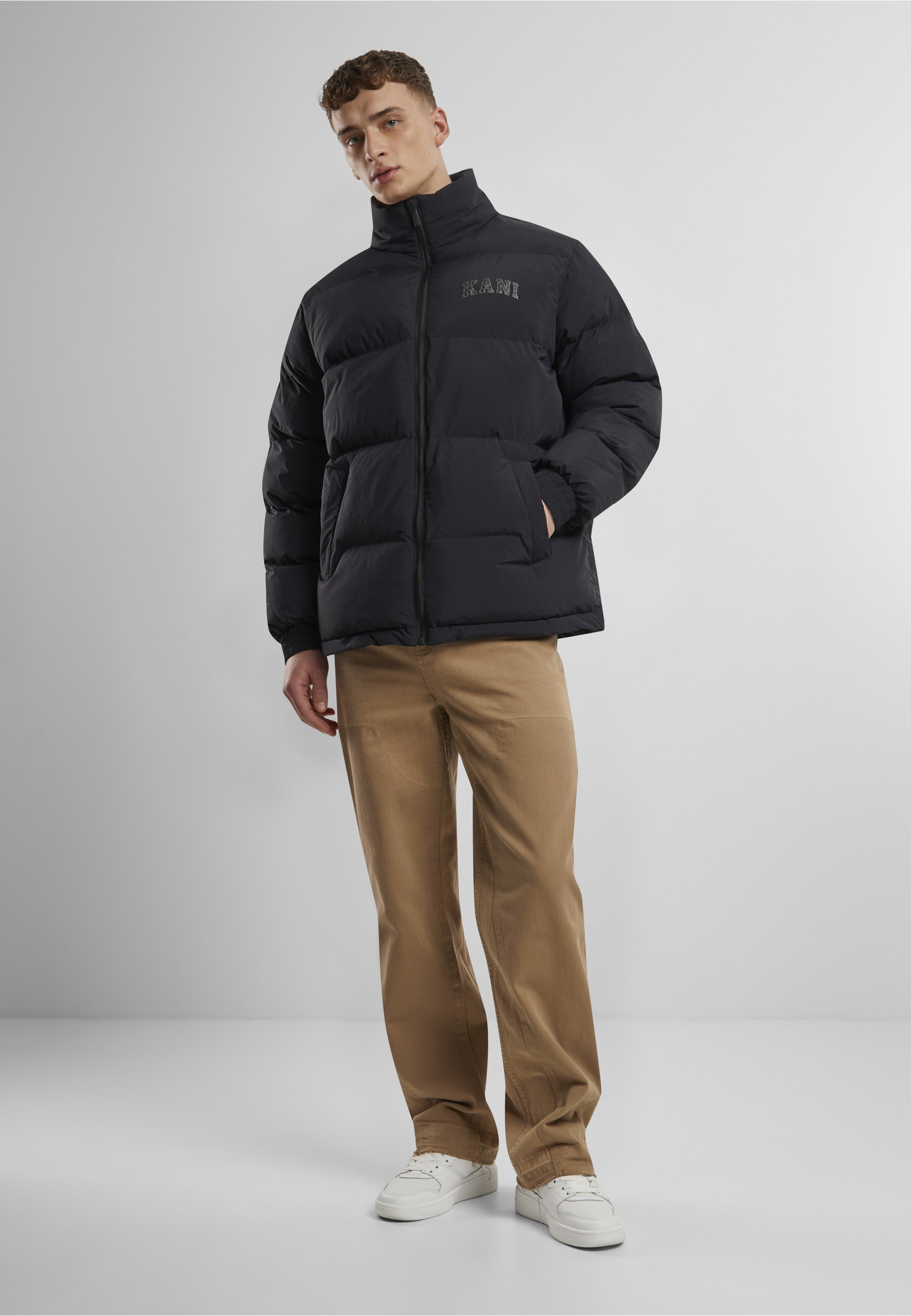 Karl Kani Winterjacke »Karl Kani Karl Kani Serif 89 Puffer Jacket« 1 Stk. tlg. ohne Kapuze