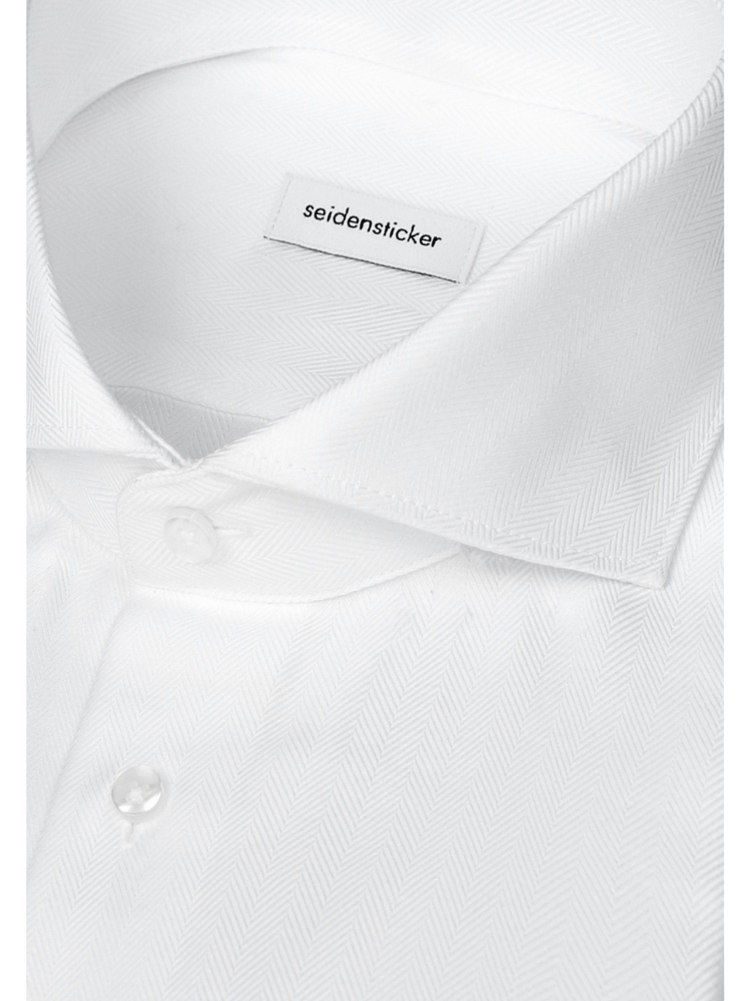 seidensticker Businesshemd »Schwarze Rose« Slim 1/1 Haifischkragen Fischgrat