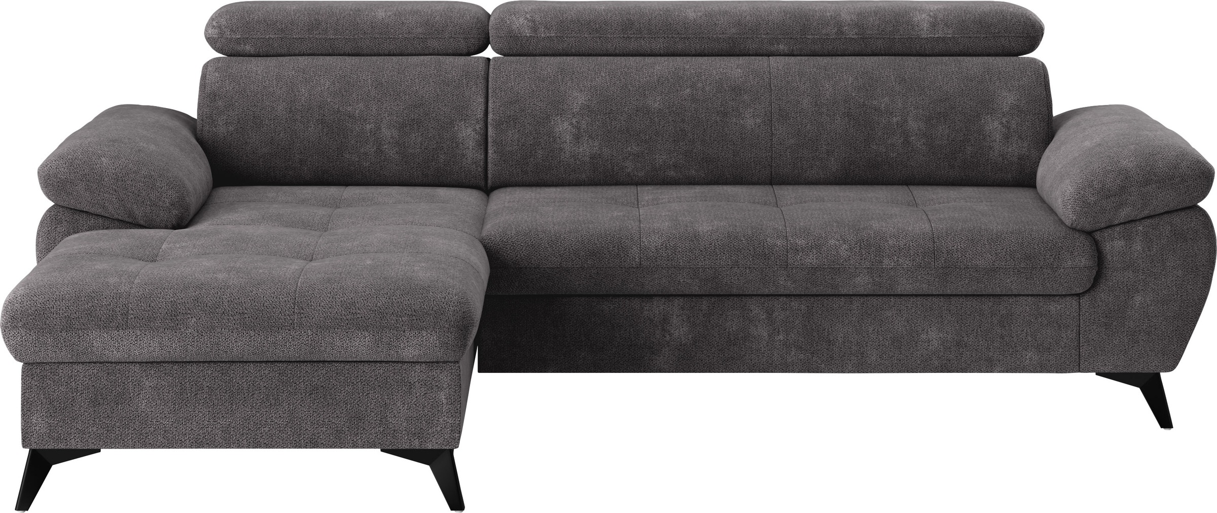 COTTA Ecksofa "Hudson L-Form, B: 261 cm" mit Kopfteilverstellung, optional günstig online kaufen