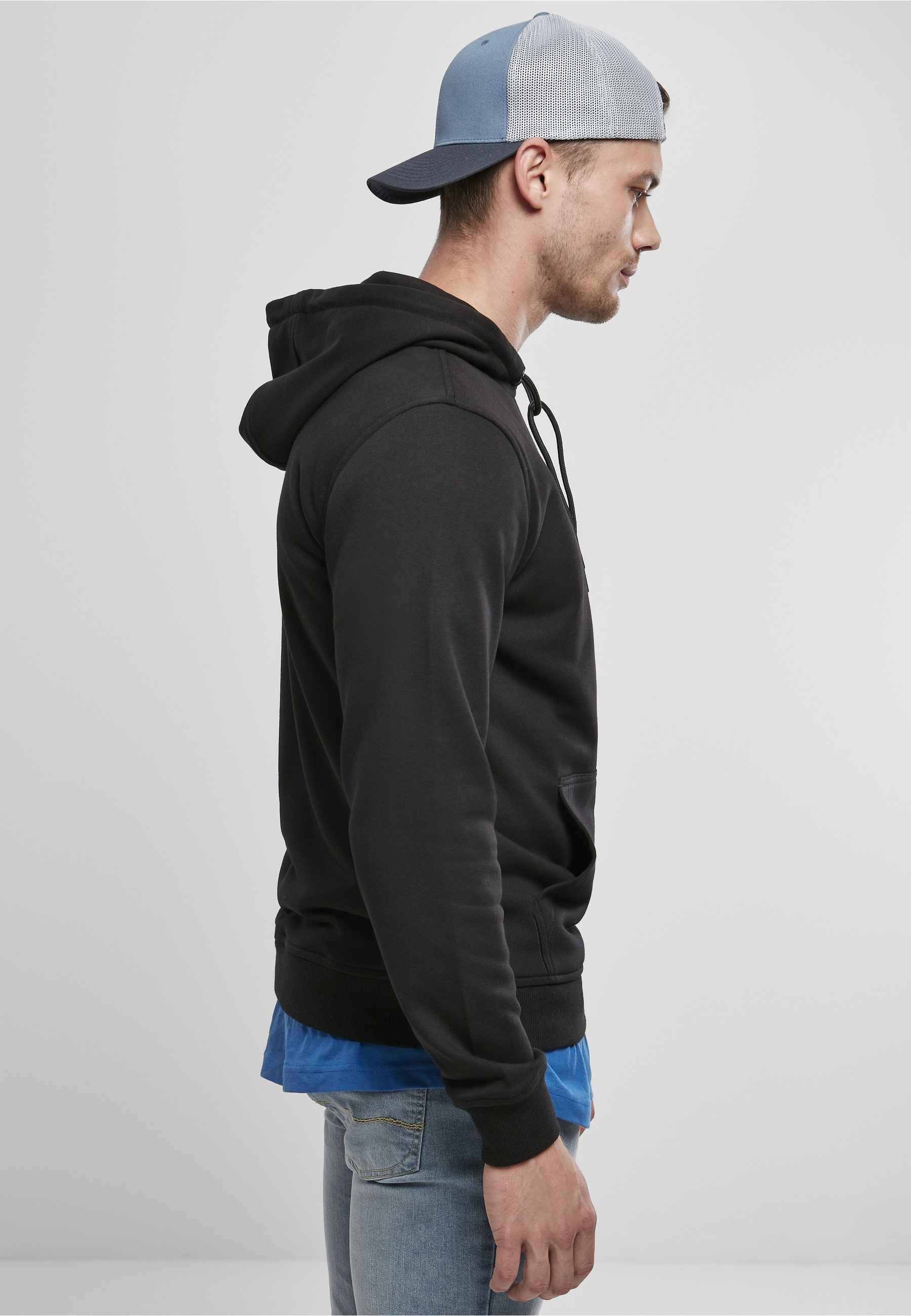 URBAN CLASSICS Rundhalspullover »Urban Classics Herren Basic Terry Hoody« 1 Stk.