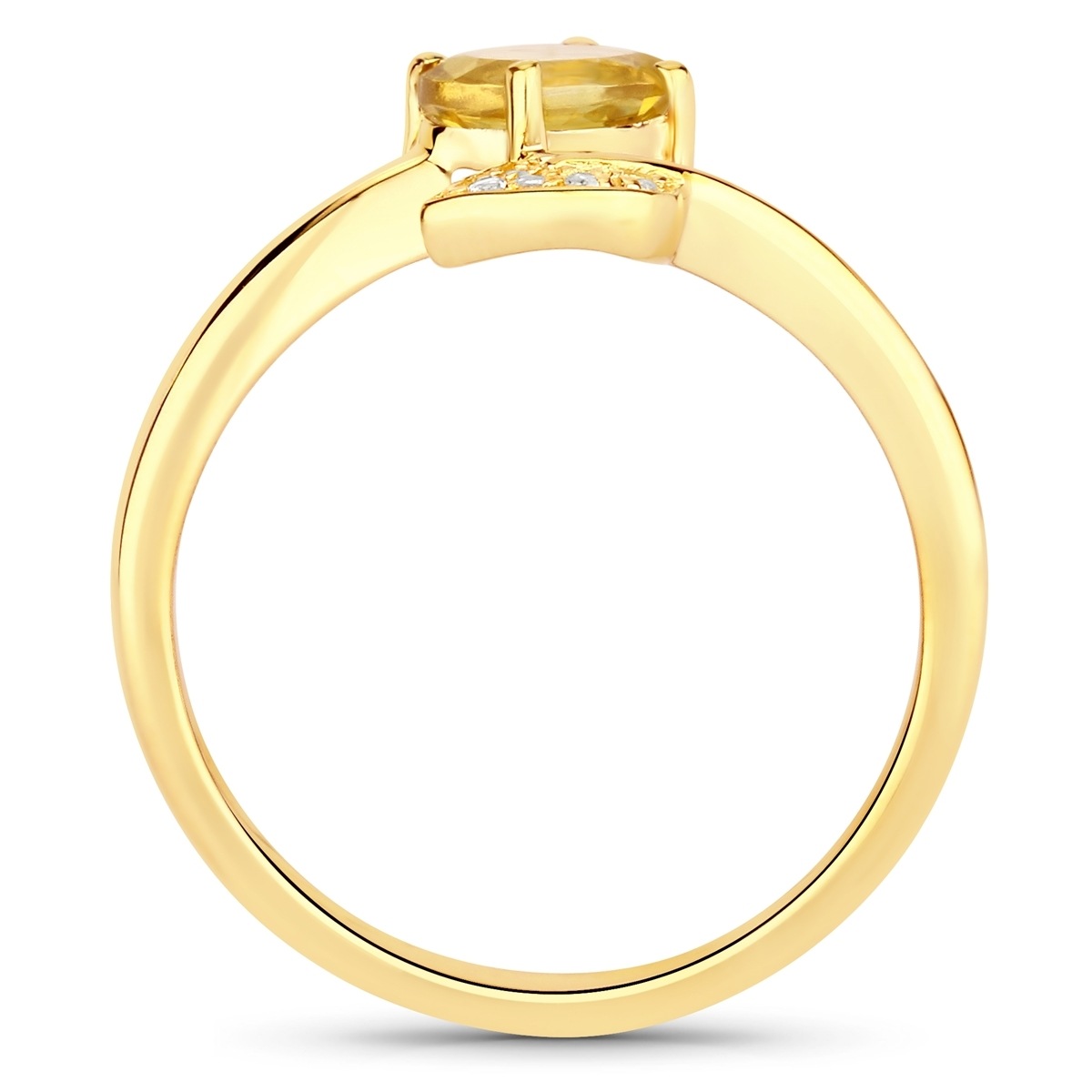 Rafaela Donata Bague Cocktail Or Jaune Taille 52 2