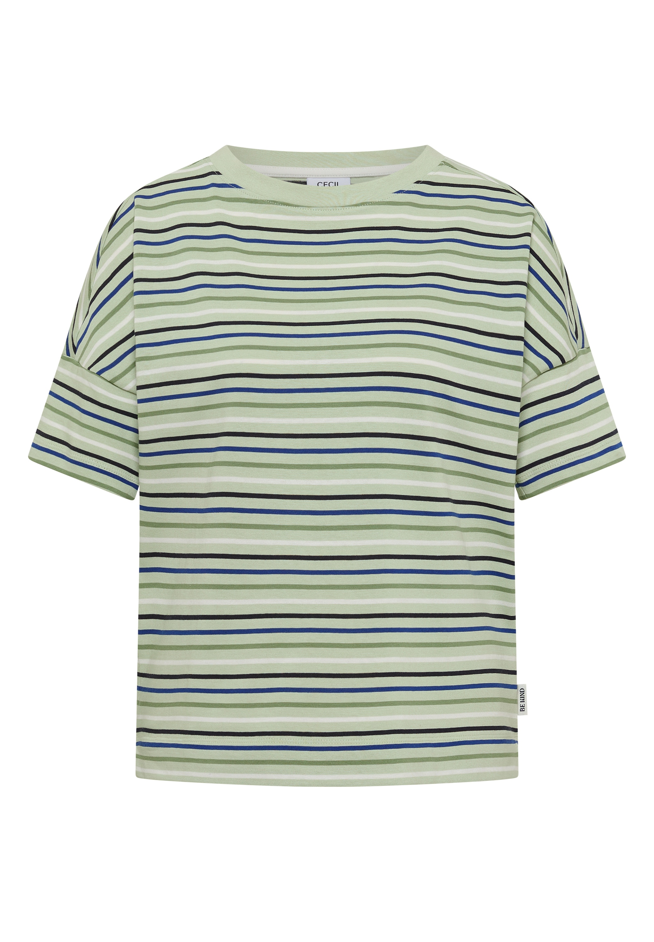 Cecil T-Shirt Ringelshirt, Baumwolle, Rundhalsausschnitt