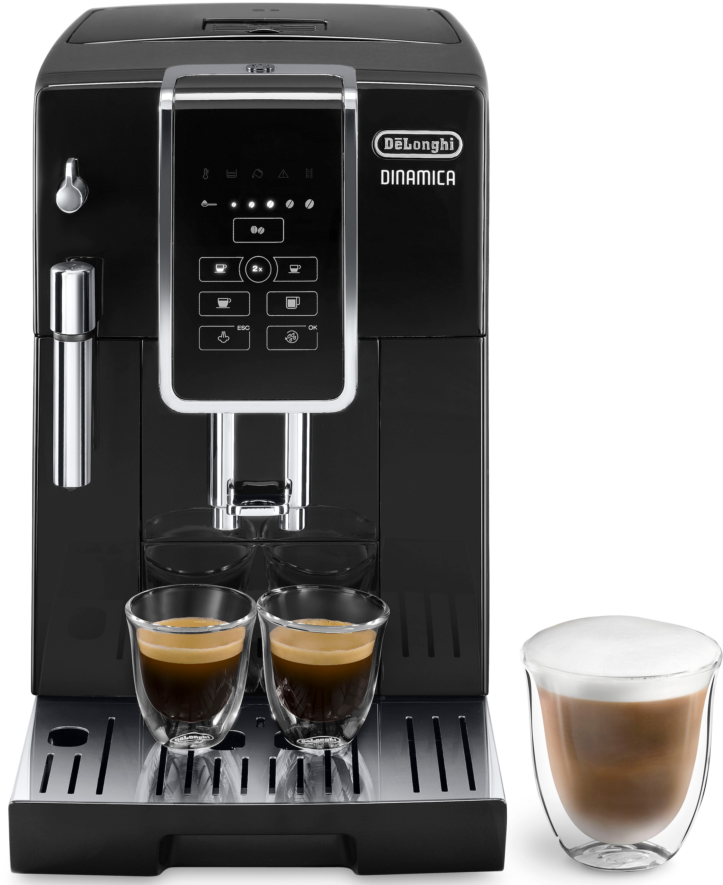 De'Longhi Kaffeevollautomat »Dinamica ECAM 358.15.B«, Sensor-Bedienfeld, inkl. Pflegeset im Wert von € 31,99 UVP