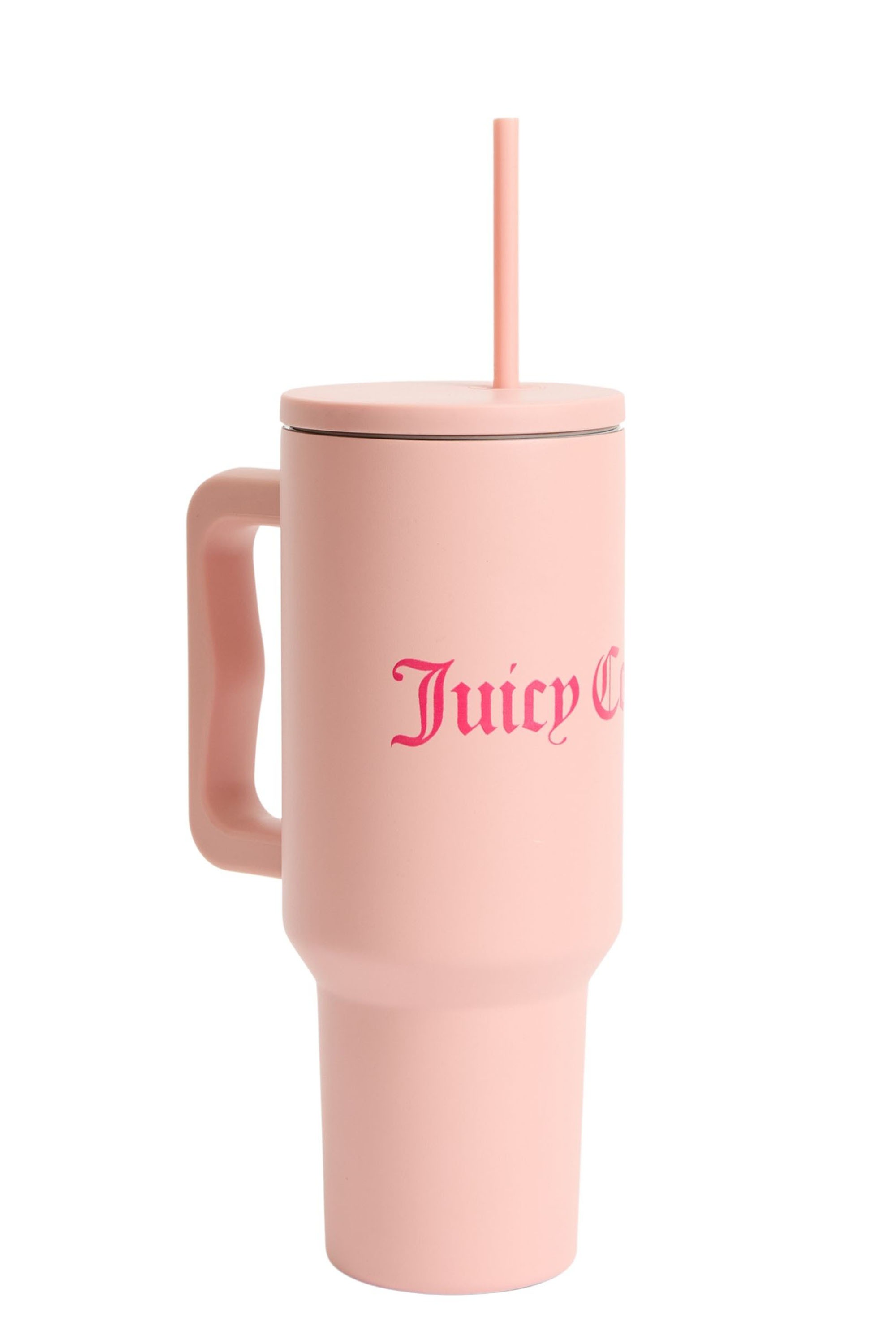 Juicy Couture Thermobecher "STEEL TUMBLER WITH STRAW Unisex" Getränkebecher günstig online kaufen