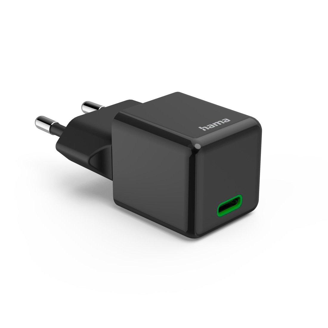 Hama Schnelllade-Gerät »Schnellladegerät (USB-C, PD/QC, extraklein 2,9 x 2,75 x 2,75 cm, 25 W)«, (1 St.)