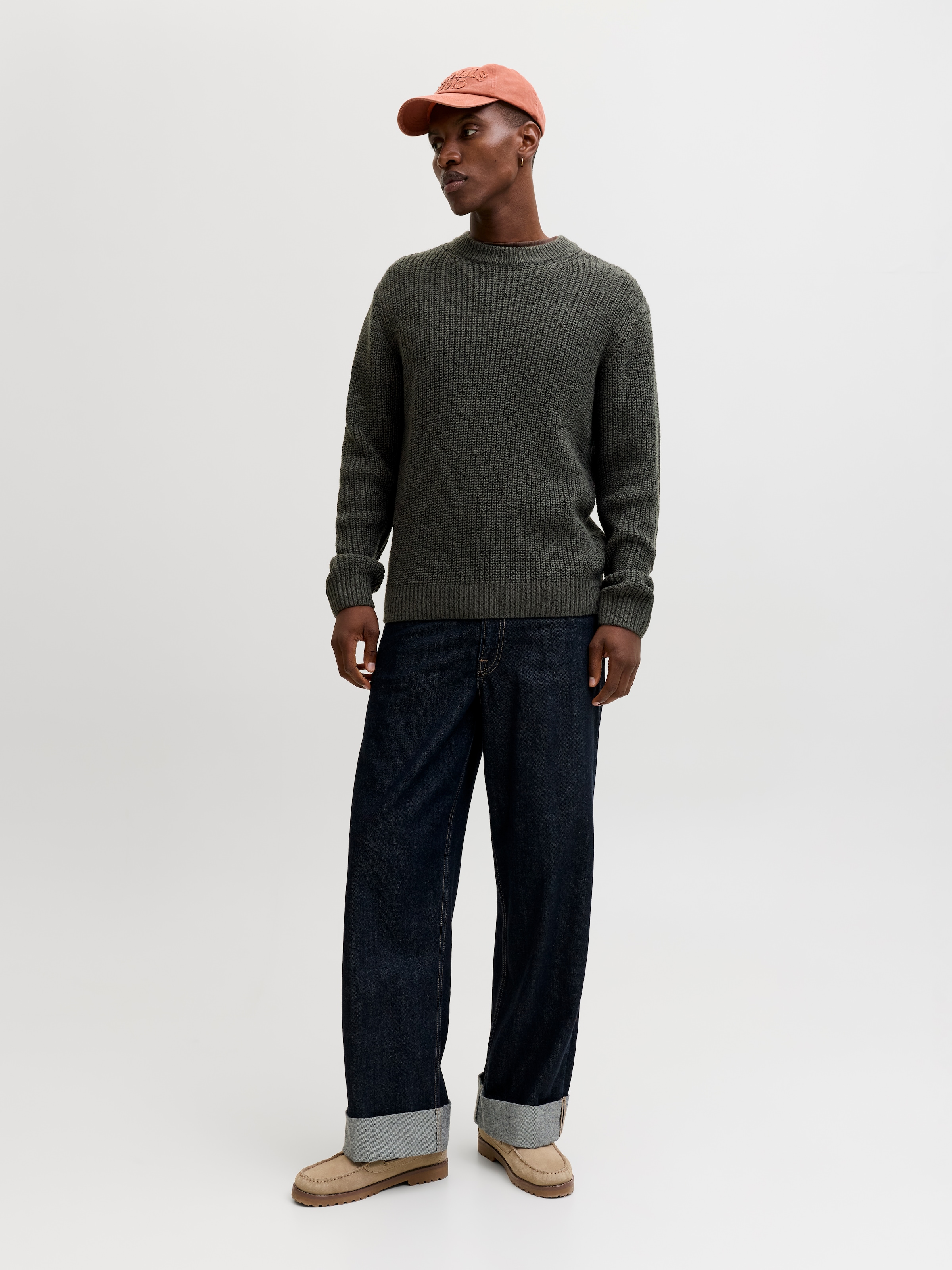 Jack & Jones Strickpullover »JORBLEECKER KNIT CREW NECK BF«