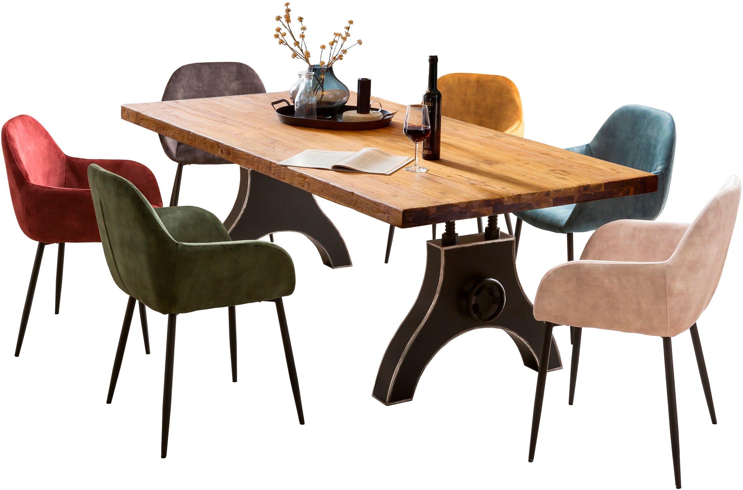 SIT Tischbein 1 Stk. tlg. mit Dekor-Kurbelrad günstig online kaufen