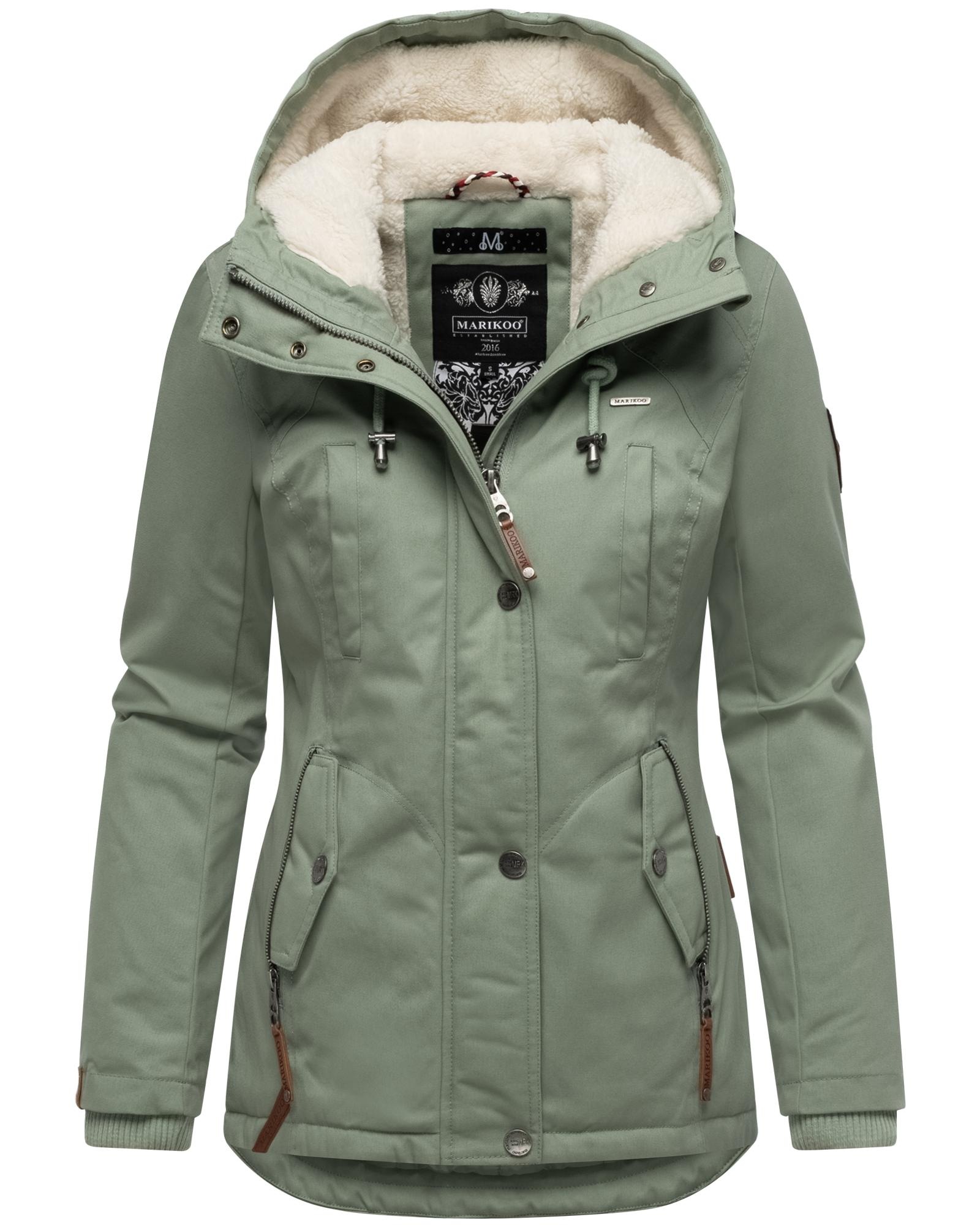 Marikoo Winterjacke »Bikoo«, mit Kapuze, sportliche Damen Outdoor Baumwolljacke mit Kapuze