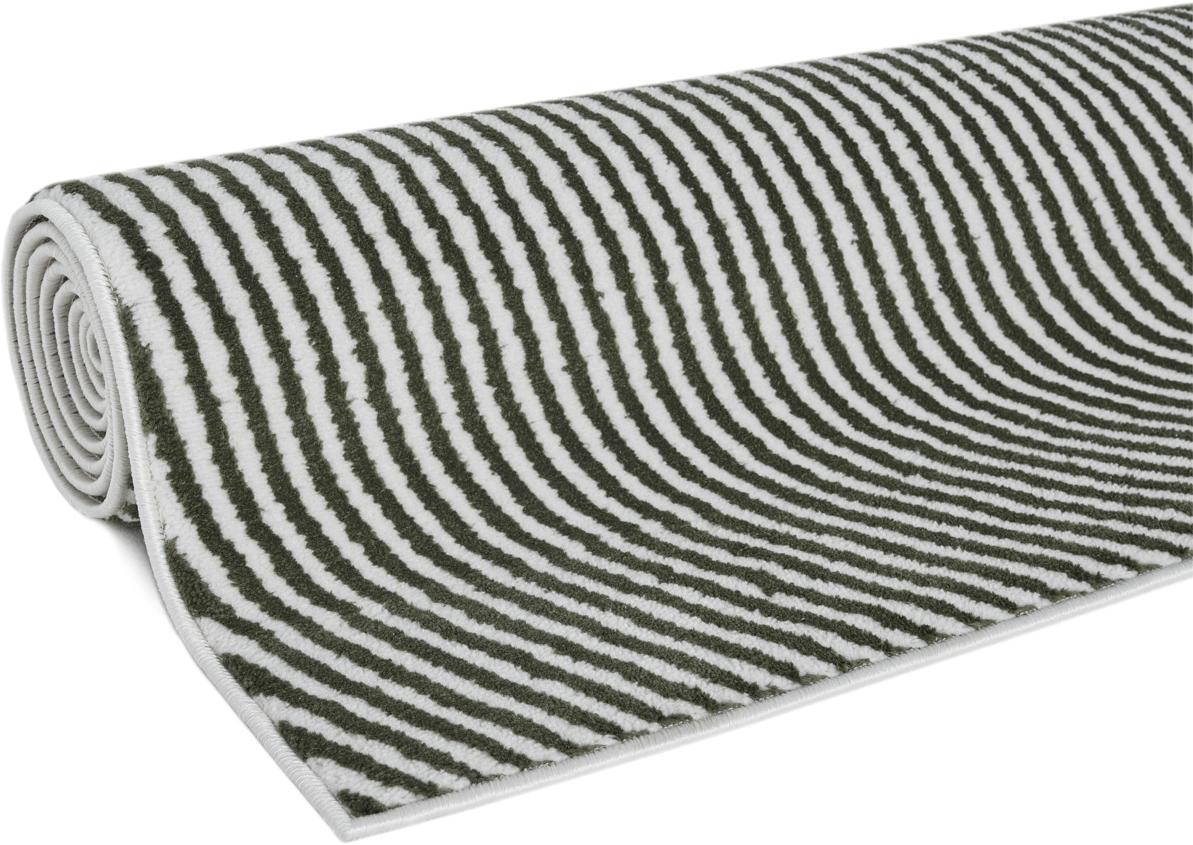 Teppich OTTO HOME "Bentori, Hoch-Tief-Struktur, Scandi" Gr. 6, grün, B:200cm H:11mm L:300cm, Kunstfaser, Teppiche, Teppich, Modernes Design mit Boho-Charme, Wohnzimmer, Schlafzimmer 3