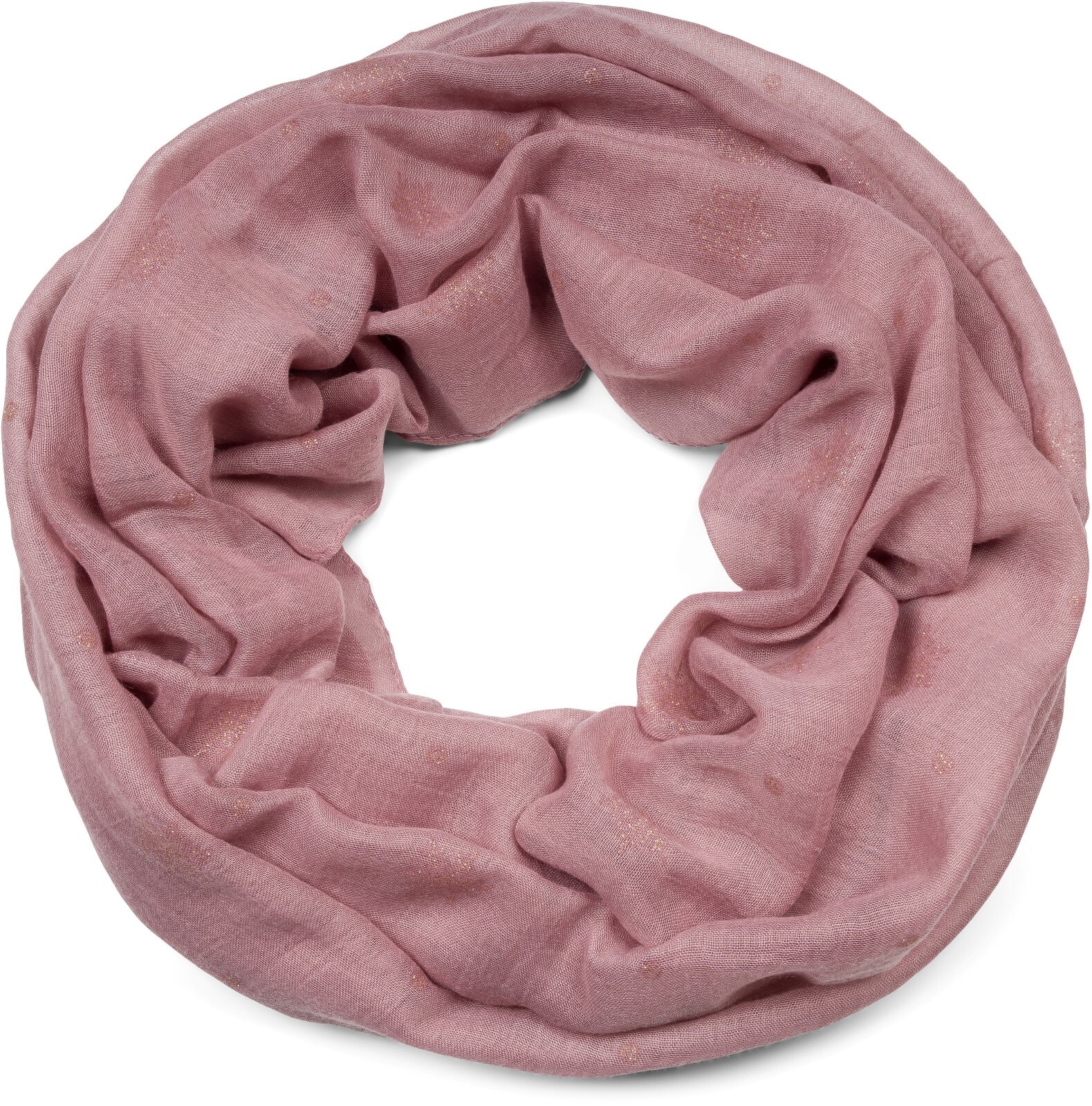 styleBREAKER Loop "Loop mit glitzerndem Schneeflocken Print" 1 Stk.