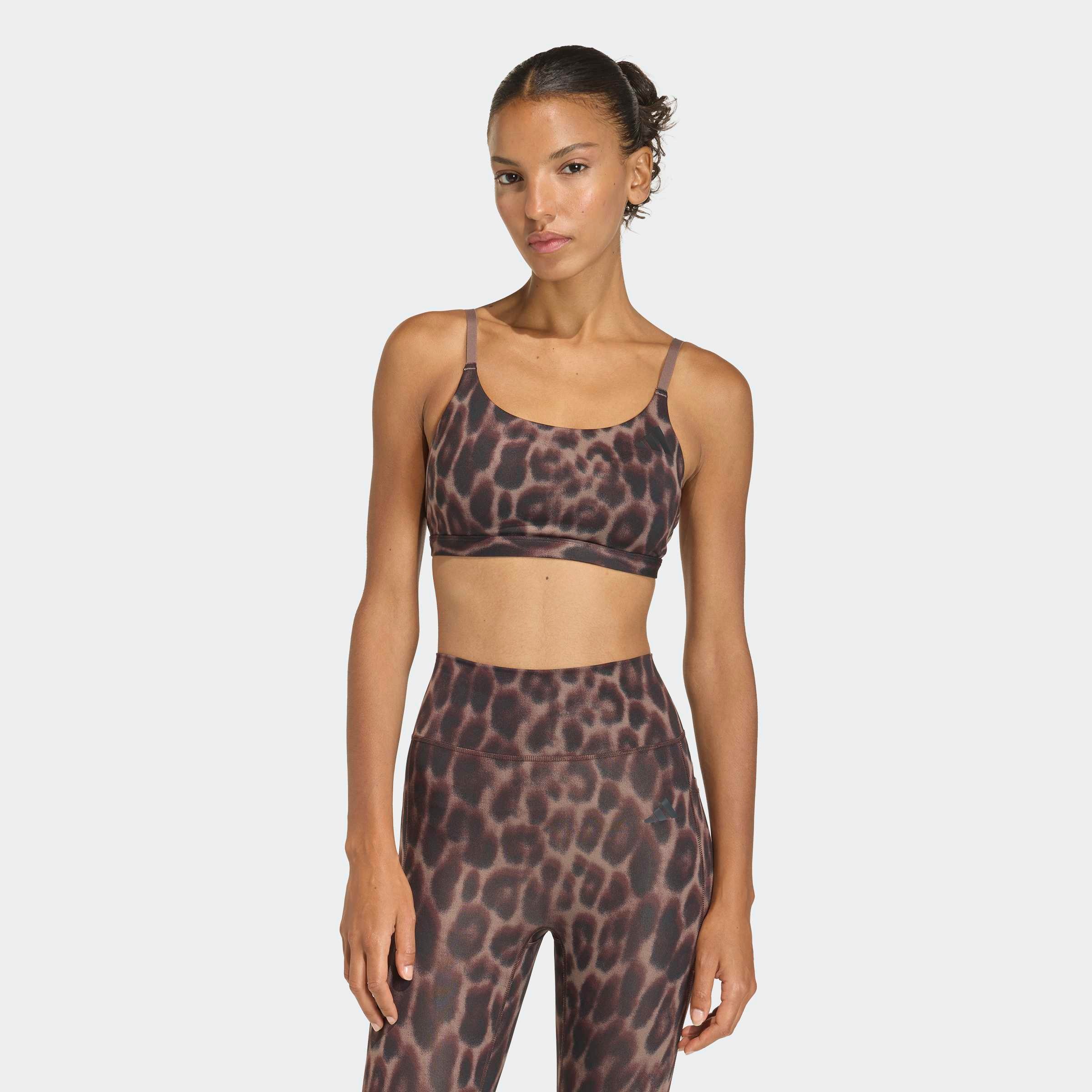 adidas Performance Sport-BH "OPTIME ESSENTIALS WORKOUT LEOPARD BH, LEICHT S günstig online kaufen