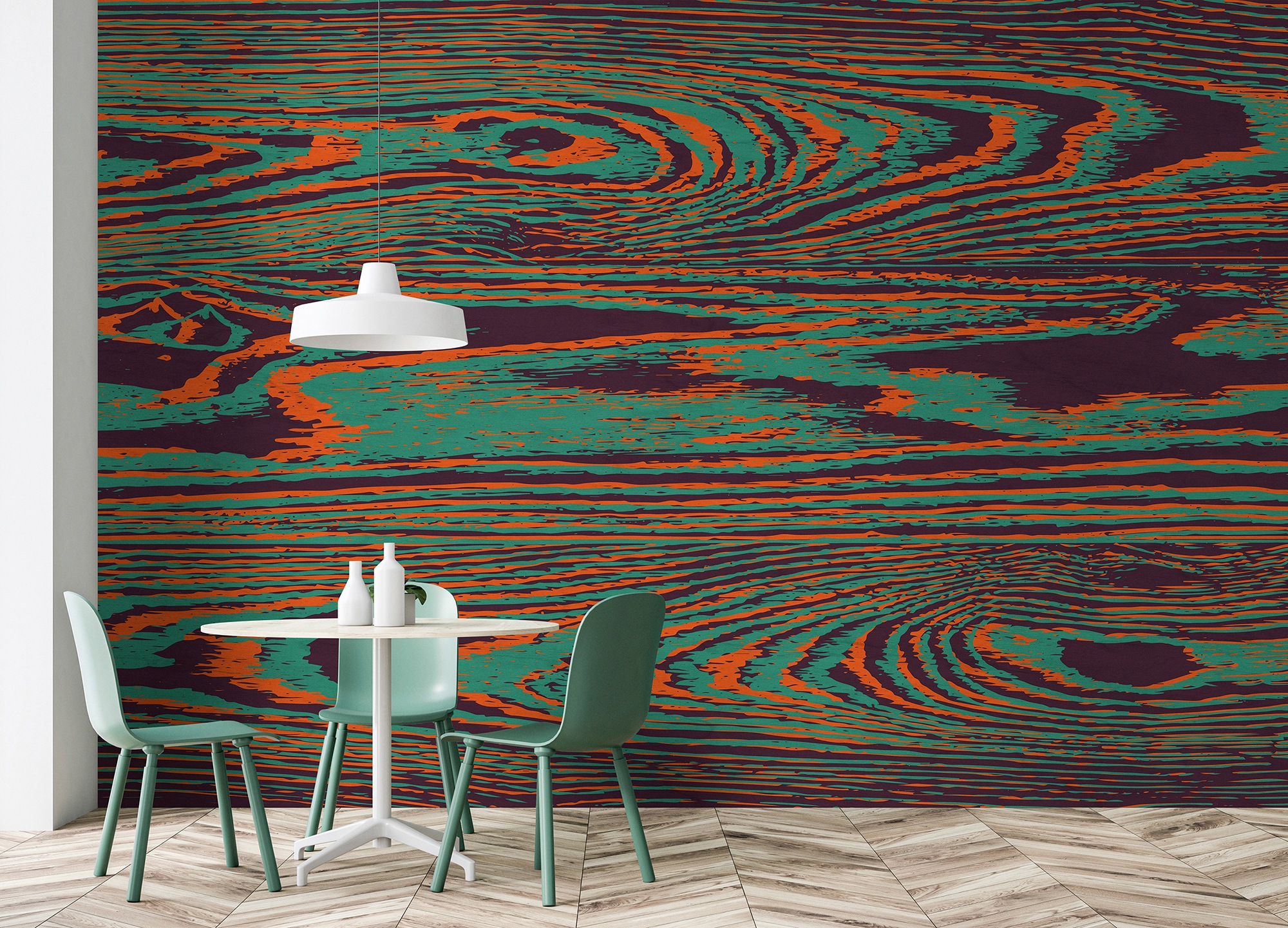 living walls Fototapete »Walls by Patel Kontiki«, Fototapete Modern kontiki 4,00 m x 2,70 m 200 g Vlies Premium Tapete