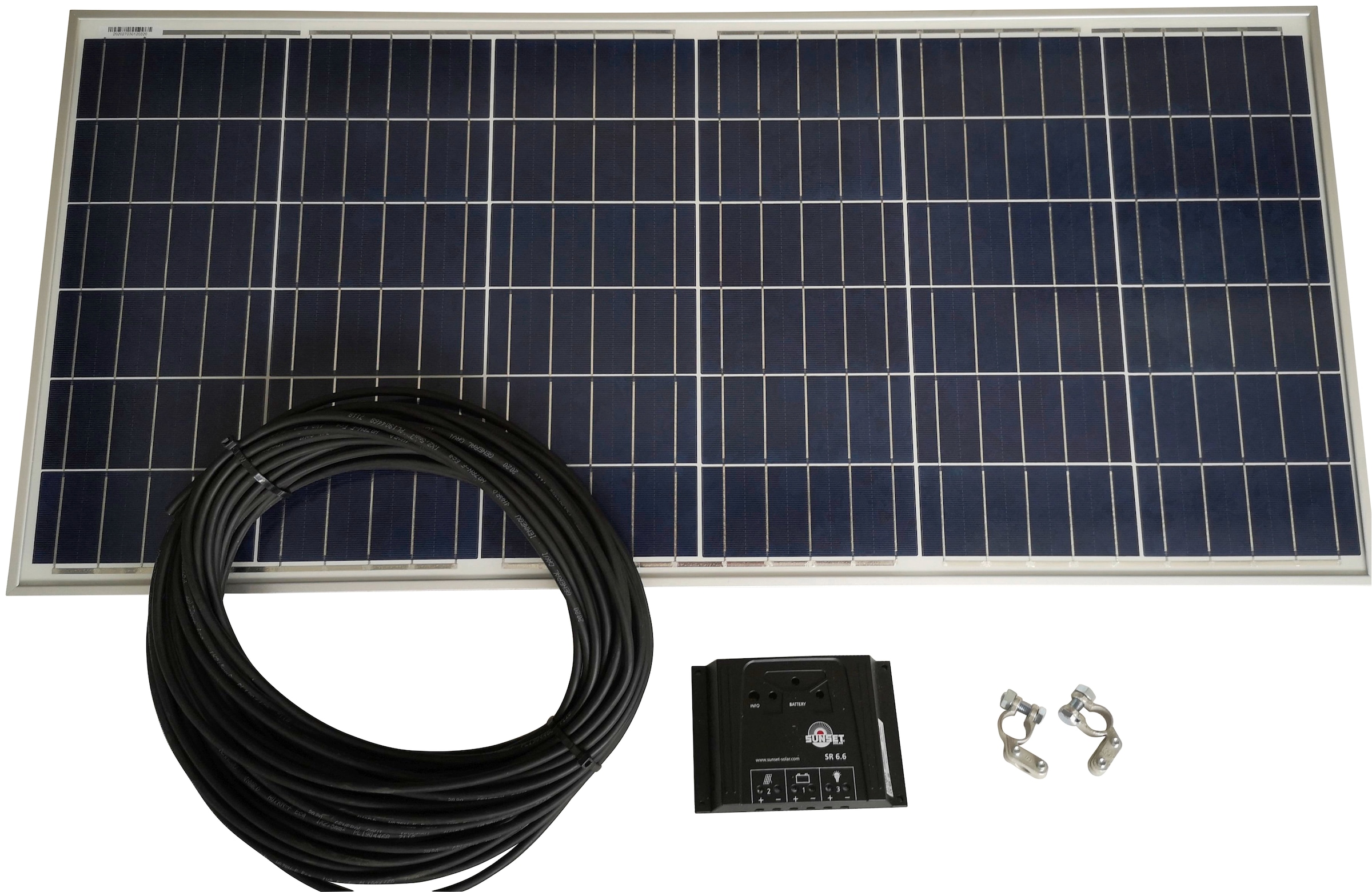 Sunset Solar-Gel-Batterie 90 Ah Solarakkus (12 V), Zum Anschluss von  Solarmodulen und Stromsets