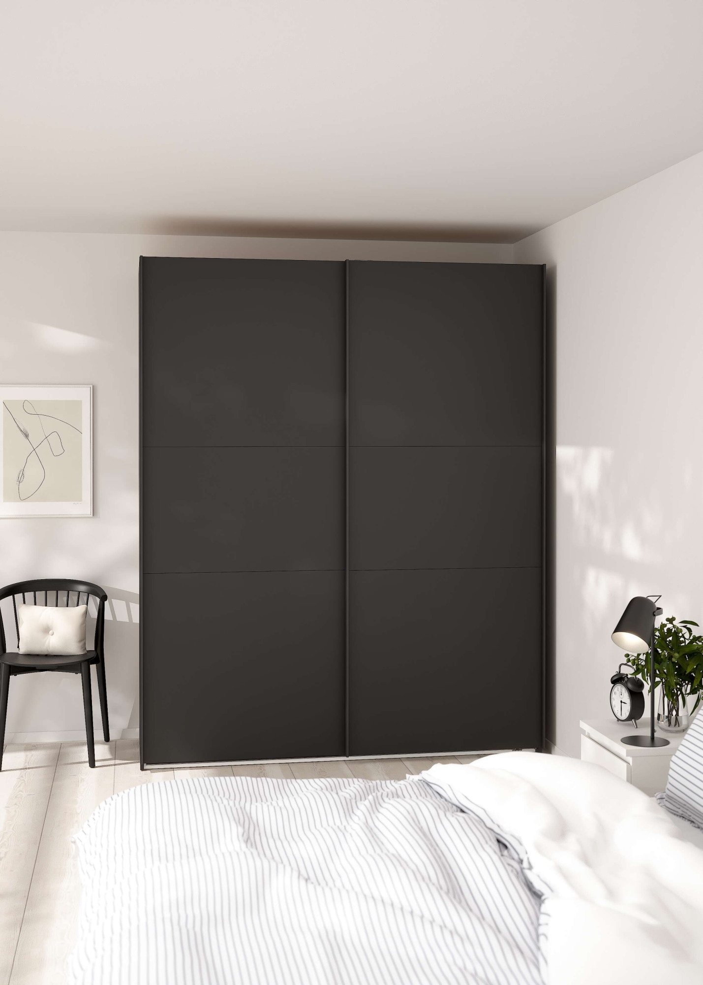 Home affaire Schiebetürenschrank Viel Stauraum, mit Safe-Slide-Funktion, Made in Denmark