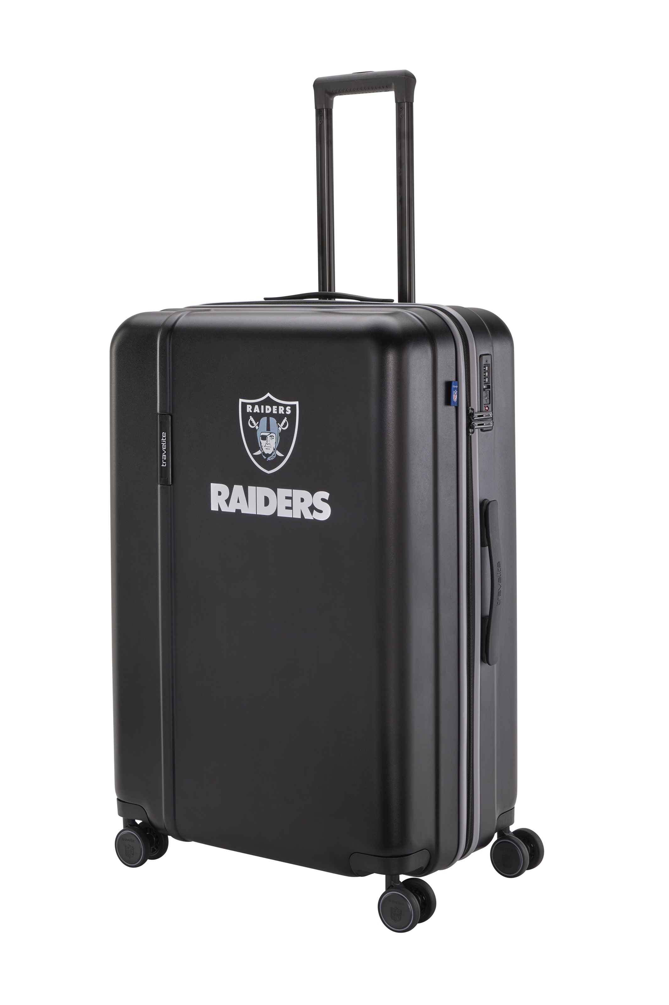 travelite »travelite x NFL Koffer Hartschale« 103 l 4 Rollen mit TSA-Schloss und 4 Doppelrollen – offizielles NFL-Teamdesign