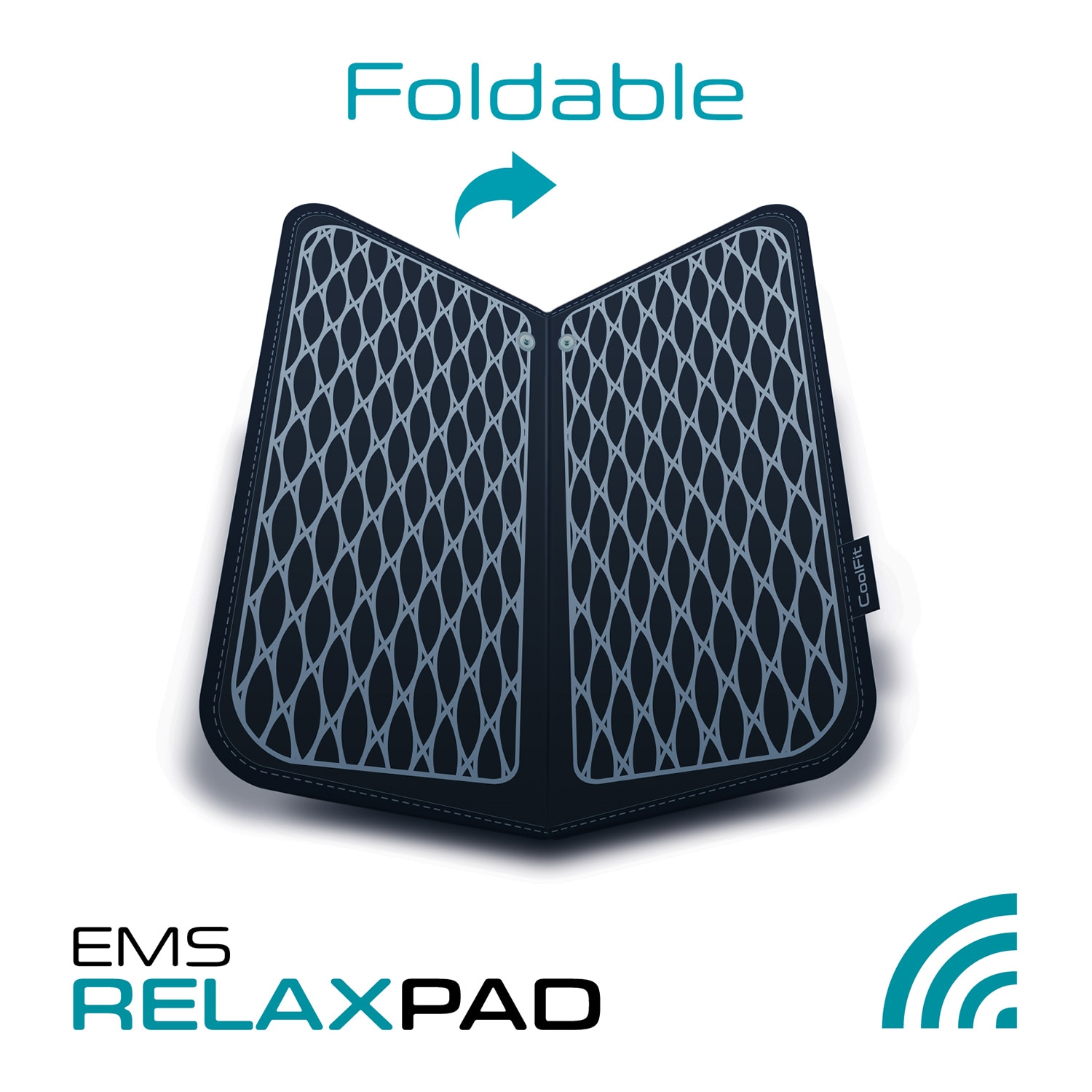 CoolFit by prorelax EMS-Fußmassage-Gerät »249405 CoolFit Relaxpad«, Akkubetrieben, Mit Fernbedienung