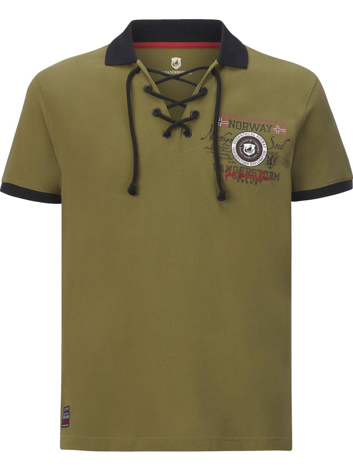 Jan Vanderstorm Poloshirt »Doppelpack Poloshirt ELJAR«, (2 tlg.), mit lässigen Saumschlitzen