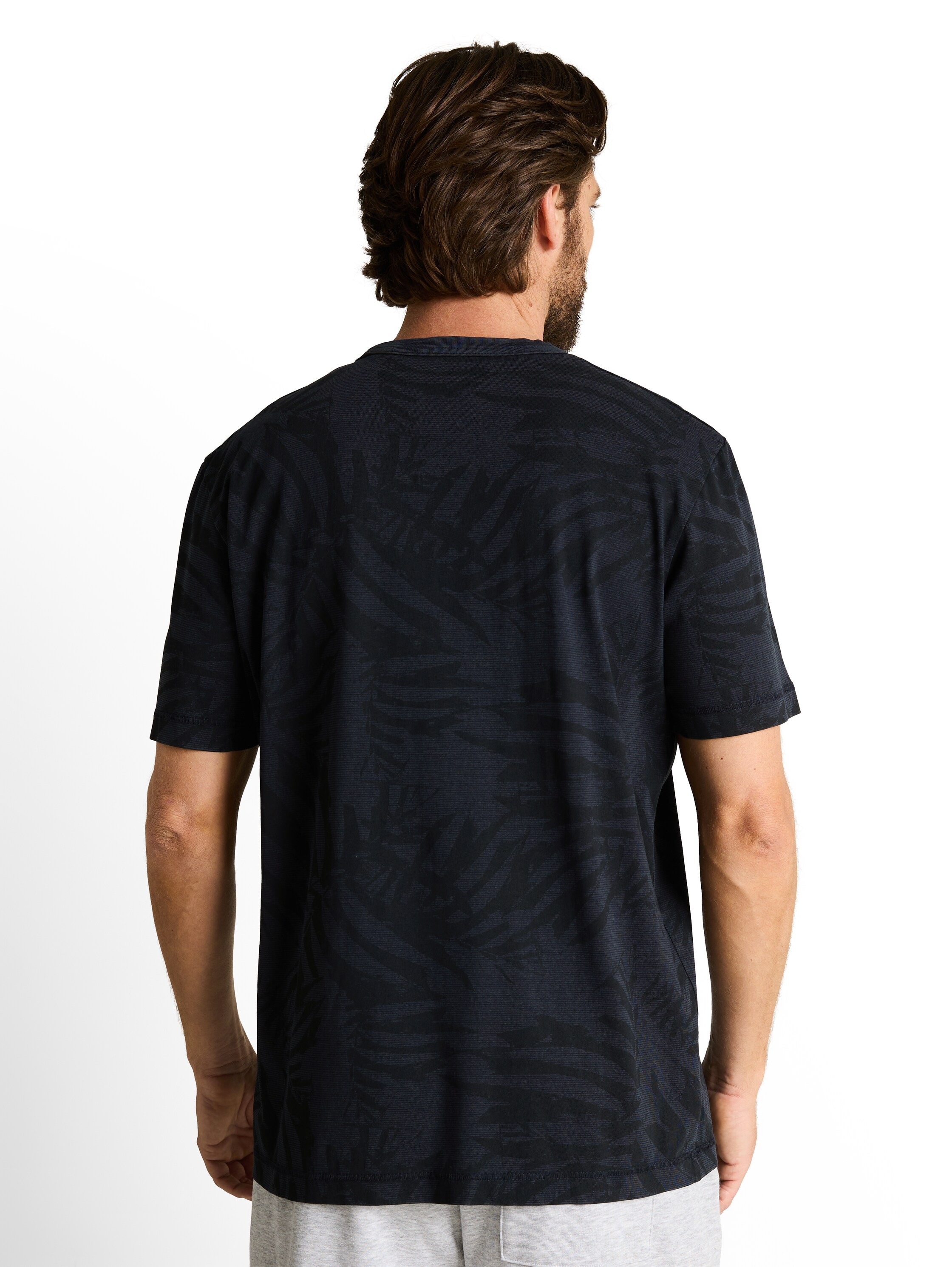 TOM TAILOR Kurzarmshirt mit floralem Allover-Print