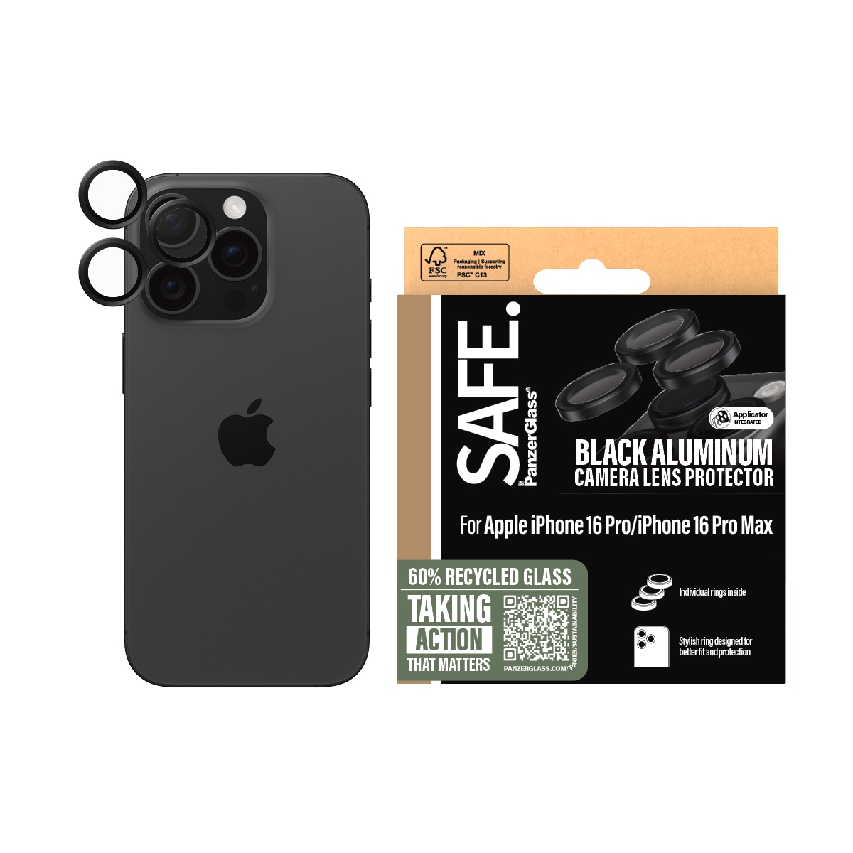 SAFE by PanzerGlass Kameraschutzglas »Camera Lens Protecti...