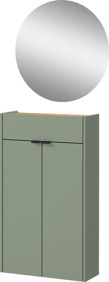 GERMANIA Garderoben-Set "Ameca" Set, 2 Stk. tlg. Mehrzweckschrank und Spieg günstig online kaufen