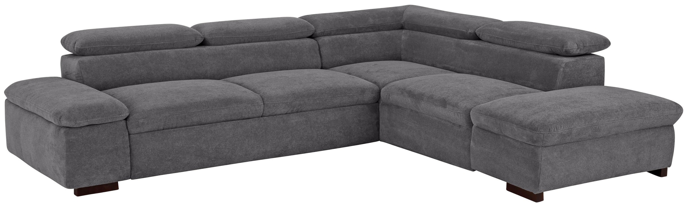 Home affaire Ecksofa »Alberto L-Form«, mit Kopfteilverstellung, wahlweise mit Bettfunktion