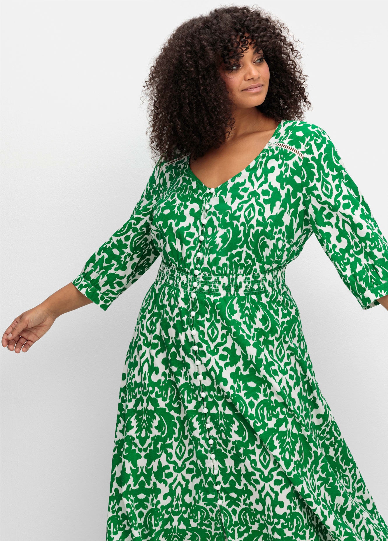 sheego by Joe Browns Druckkleid "Druckkleid" günstig online kaufen