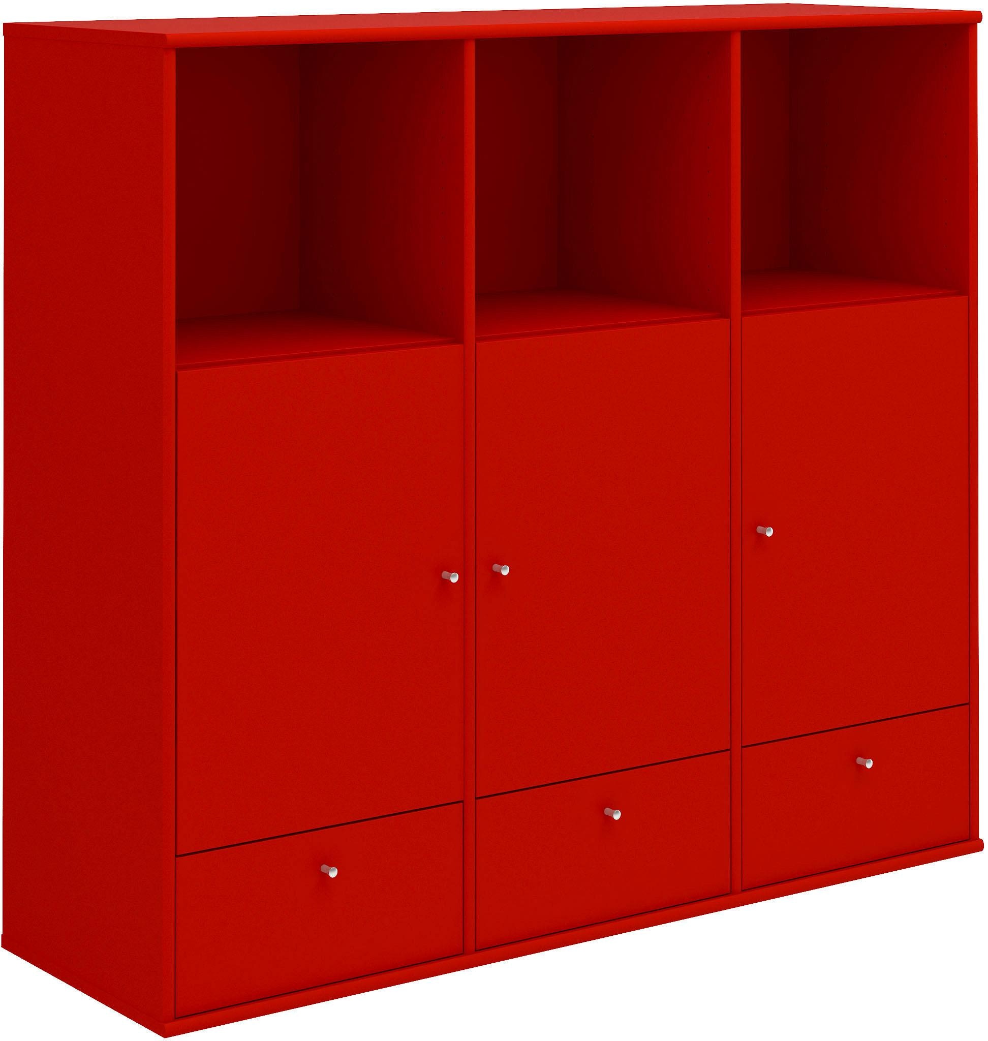 Hammel Furniture Highboard »Mistral Hochkommode, Hochschrank«, mit Türen und Schubladen, Breite: 133cm, anpassungsbar Designmöbel